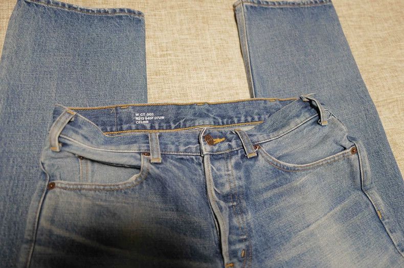 Celine CELINE Blue washed jeans Size 28" / US 6 / IT 42 - 3 Thumbnail