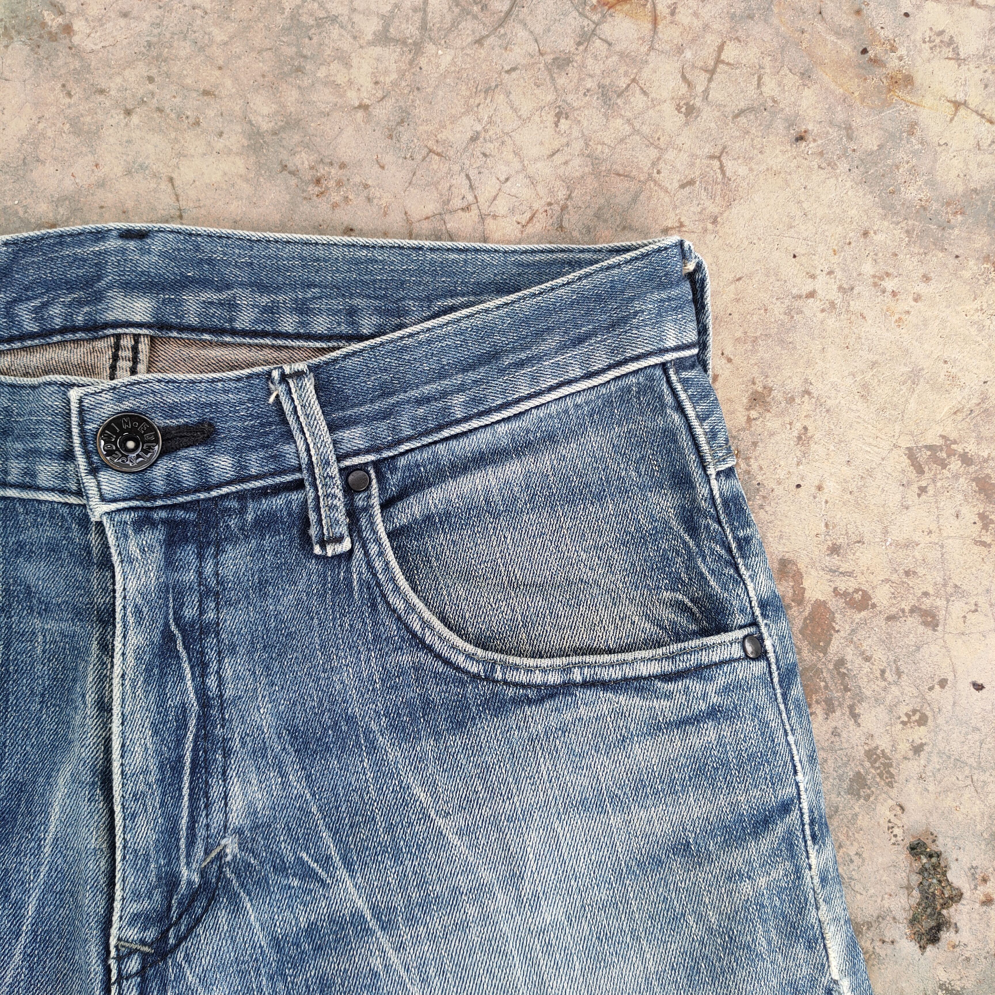 Edwin VINTAGE EDWIN FADED DISTRESSED JEANS DENIM PANTS Size US 31 - 8 Thumbnail