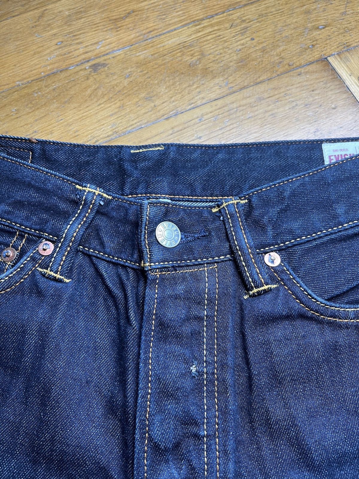Evisu Evisu Patchwork Embroidery Daicock Regular Fit Jeans #2000 Size US 29 - 10 Thumbnail