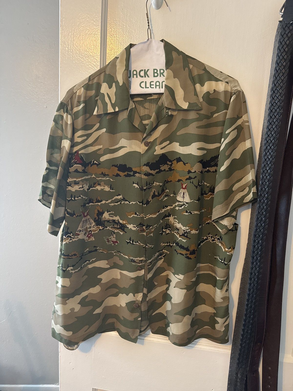 Kapital Kapital camouflage short sleeve aloha shirt size 2 Size US M / EU 48-50 / 2 - 1 Thumbnail