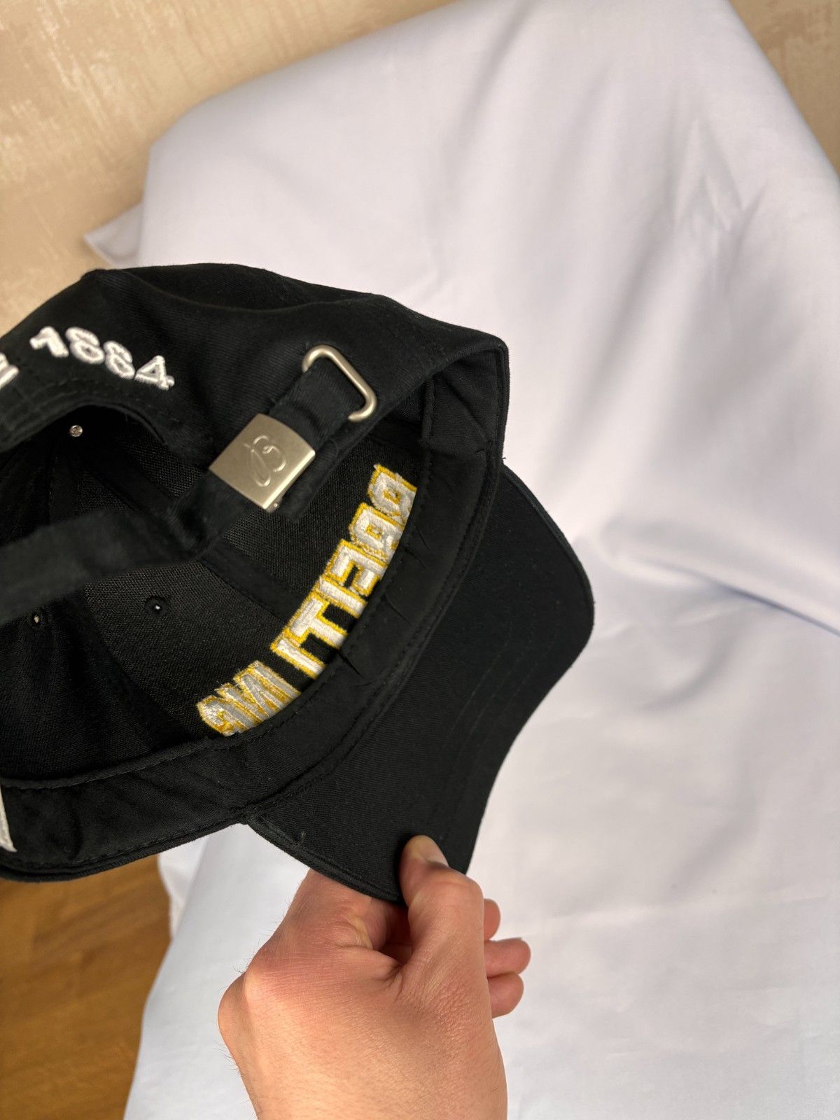 Breitling Mint! Breitling Watch Swiss Big Logo Cotton Cap Hat One Size Size ONE SIZE - 14 Thumbnail
