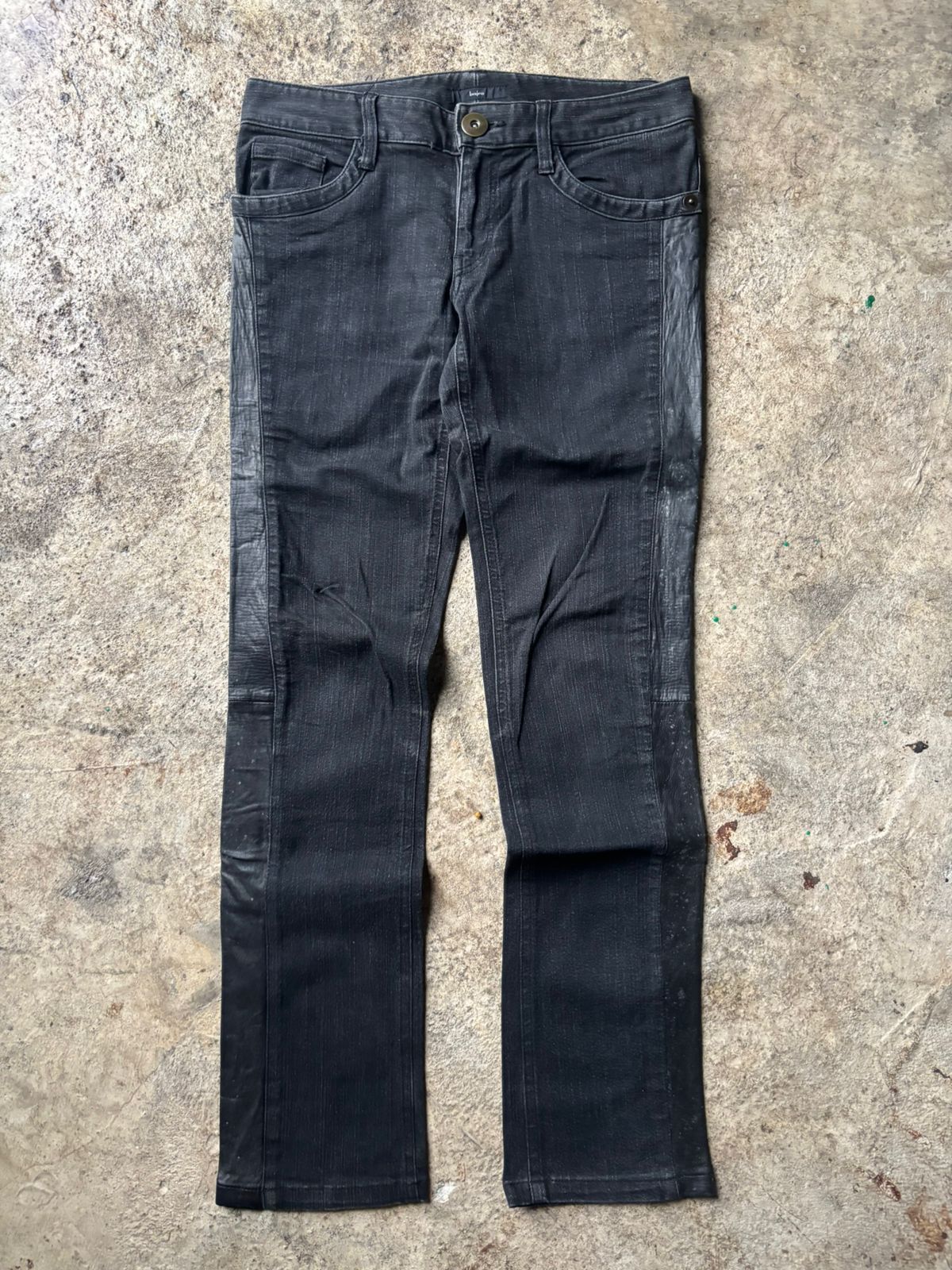 Japanese Brand 2000s Bajra Elastane Cow Skin Hybrid Jeans Size US 28 / EU 44 - 1 Thumbnail