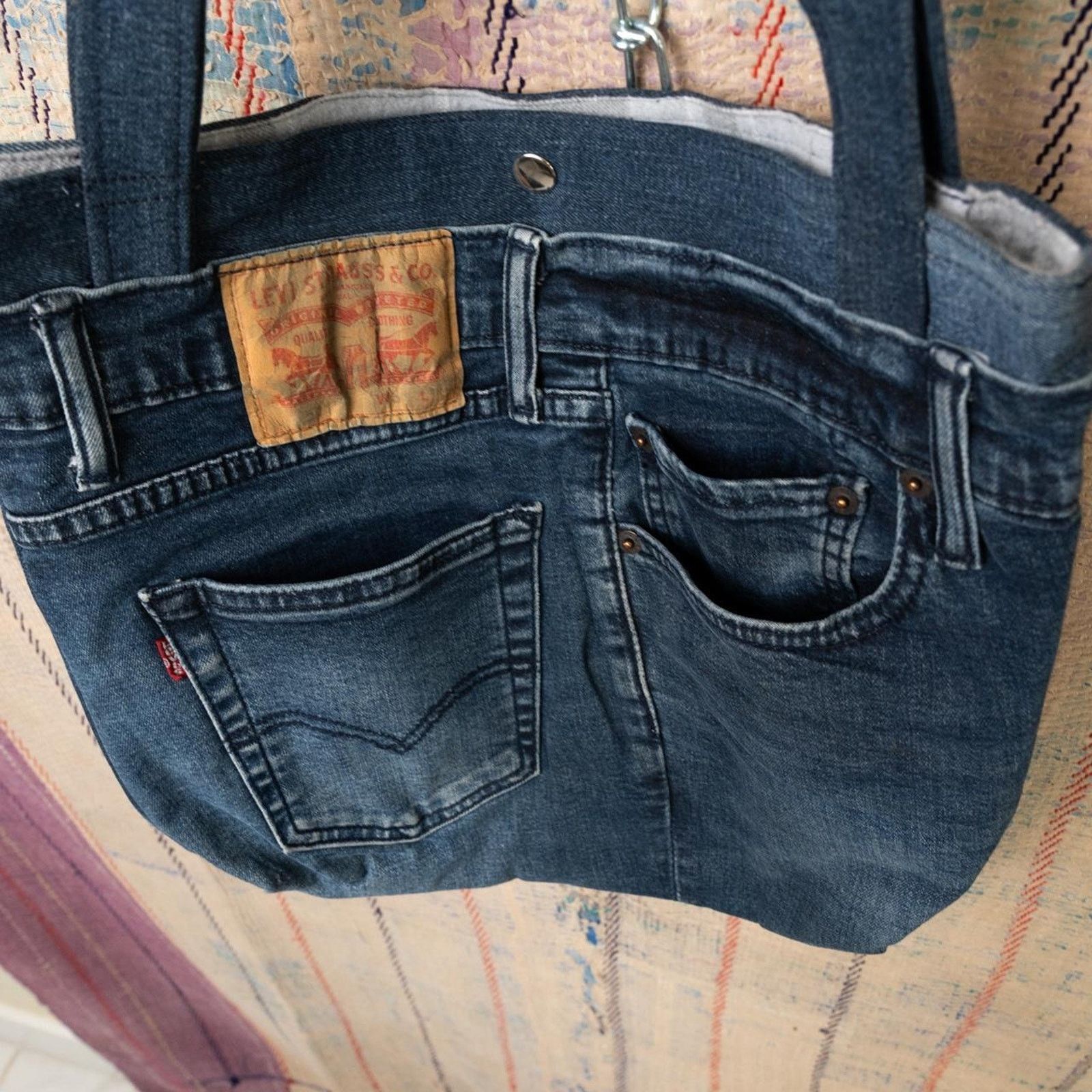 Levi's Reworked upcycled tote bag Size ONE SIZE - 4 Thumbnail
