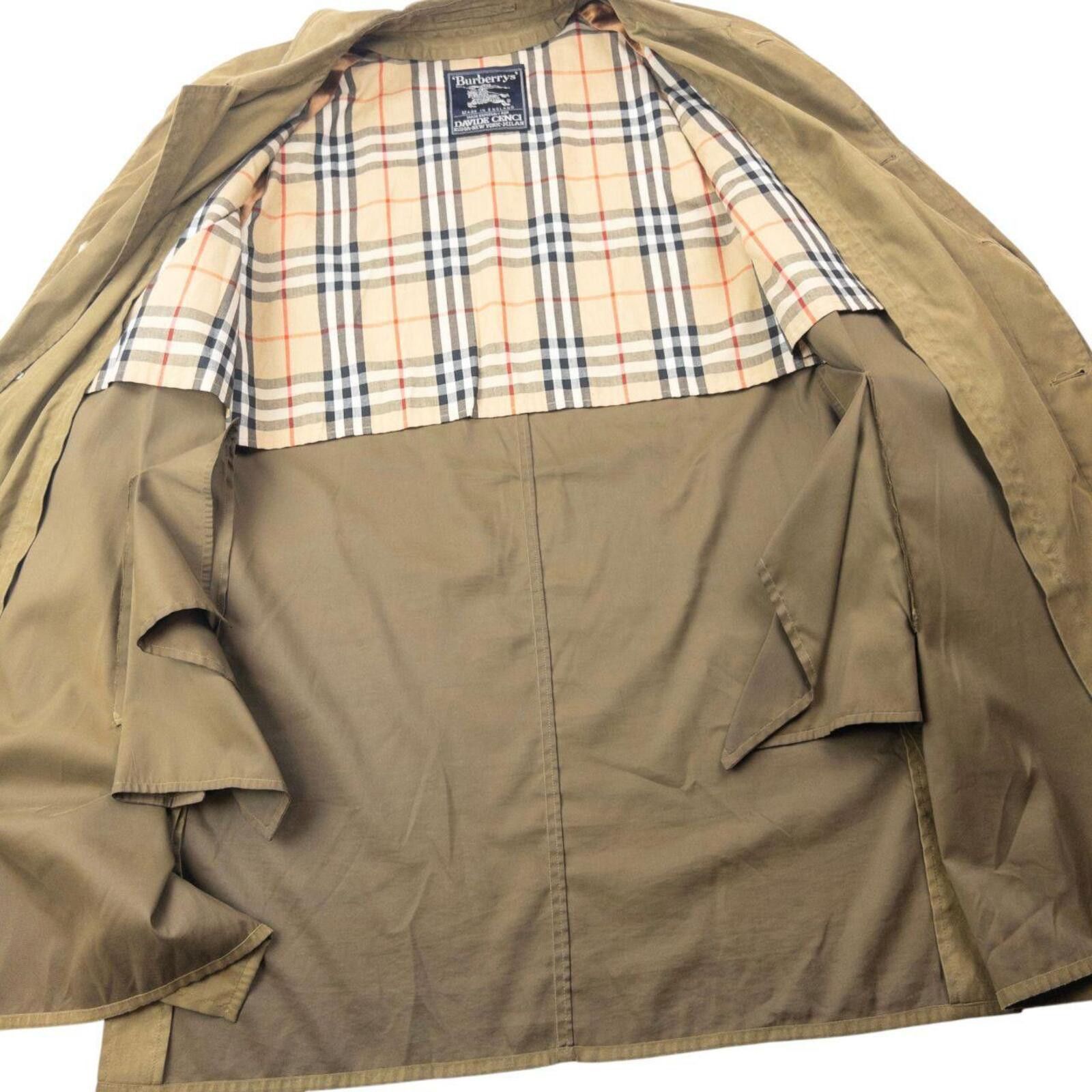 Burberry Vintage 80s Burberry Davide Cenci Trench Jacket Size XL Size US XL / EU 56 / 4 - 4 Thumbnail