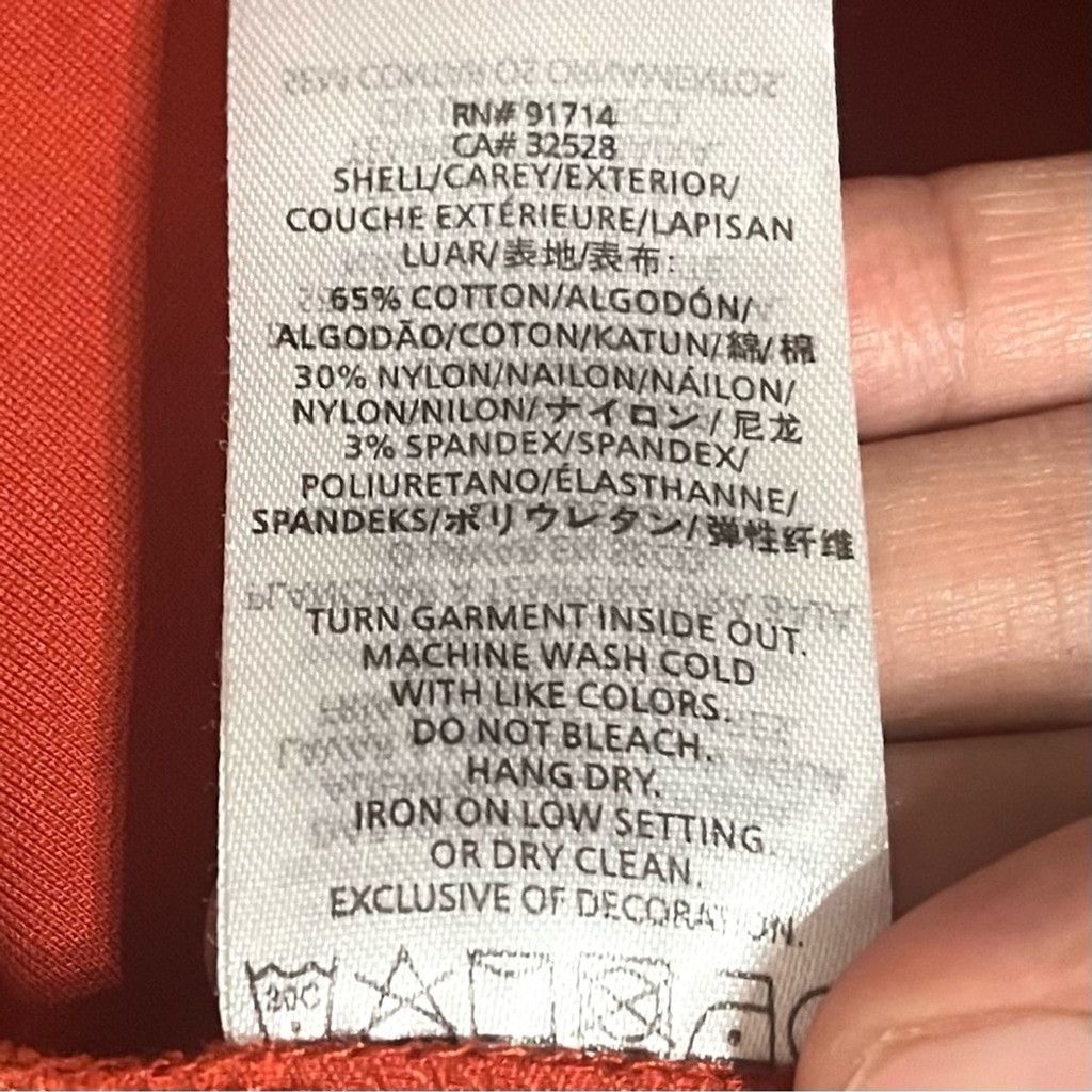 Alice + Olivia ALICE + OLIVIA Victoria Peplum Orange Bodycon Mini Dress Size L / US 10 / IT 46 - 6 Thumbnail