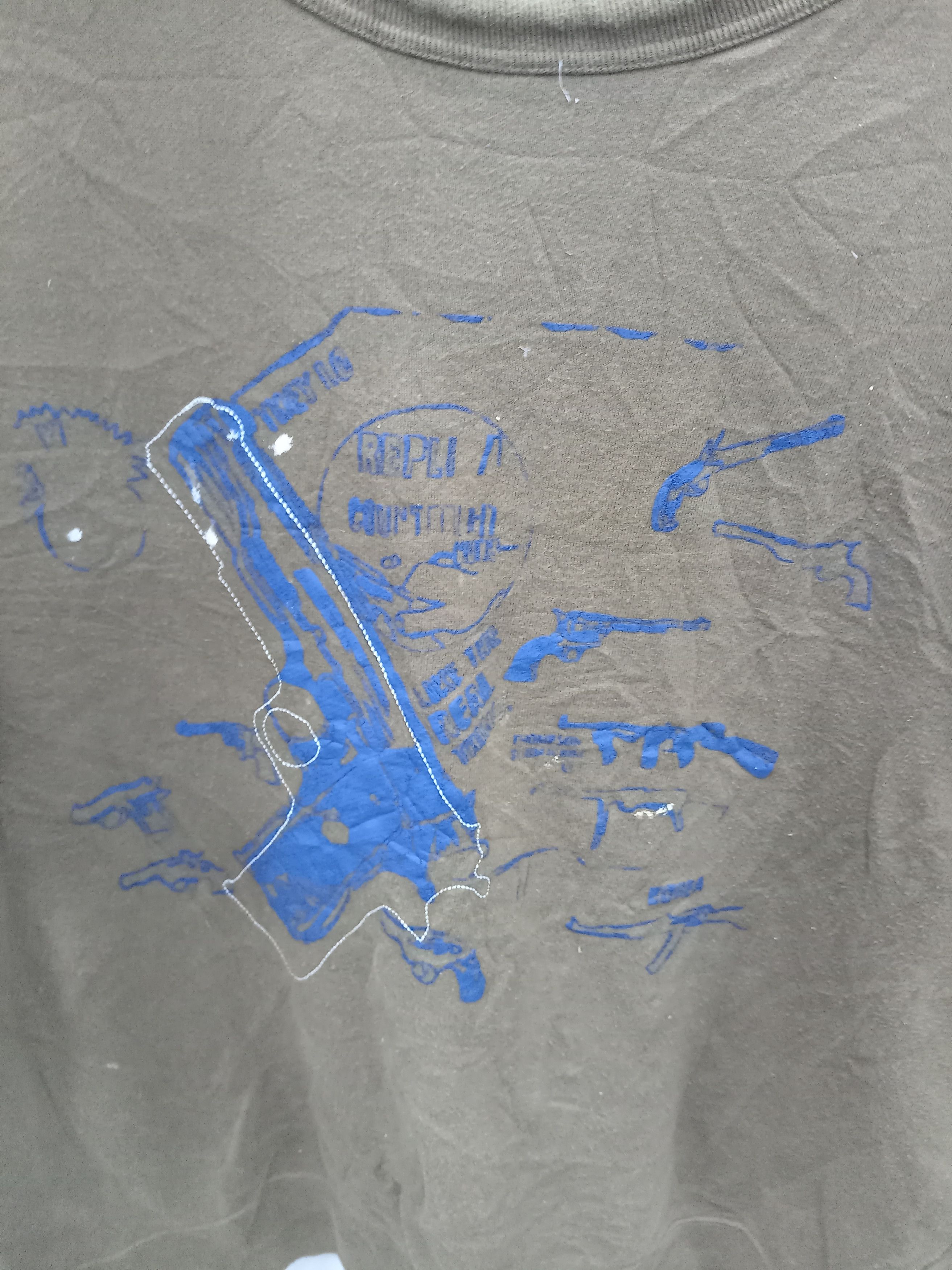 Andy Warhol × Uniqlo Andy Warhol Gun Print Sweatshirt Crewneck Size US L / EU 52-54 / 3 - 2 Thumbnail
