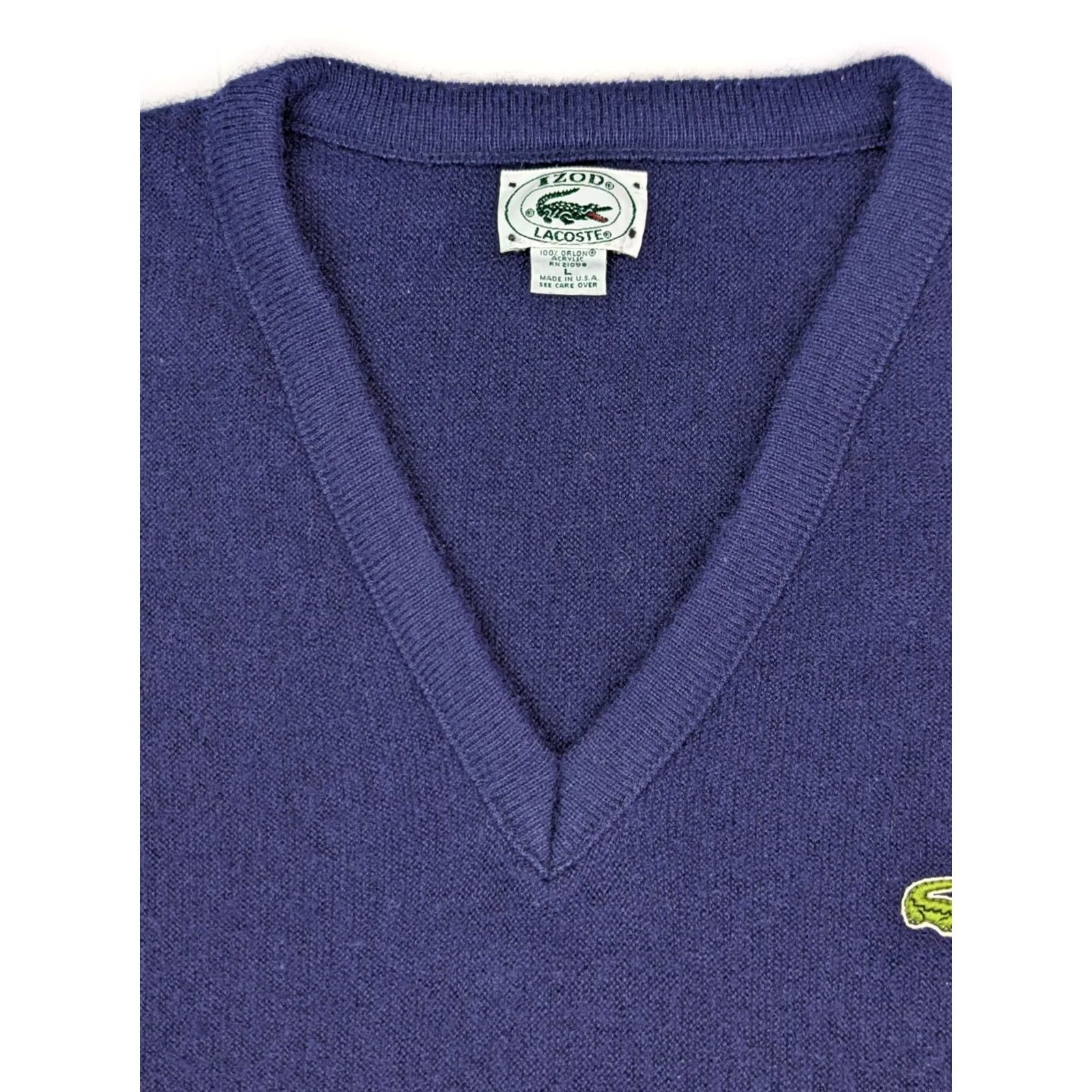 Lacoste VINTAGE Lacoste Pullover Sweater Shirt? (Note: Original title must be reorganized per rules; this line is not the final output.) Size US L / EU 52-54 / 3 - 3 Thumbnail
