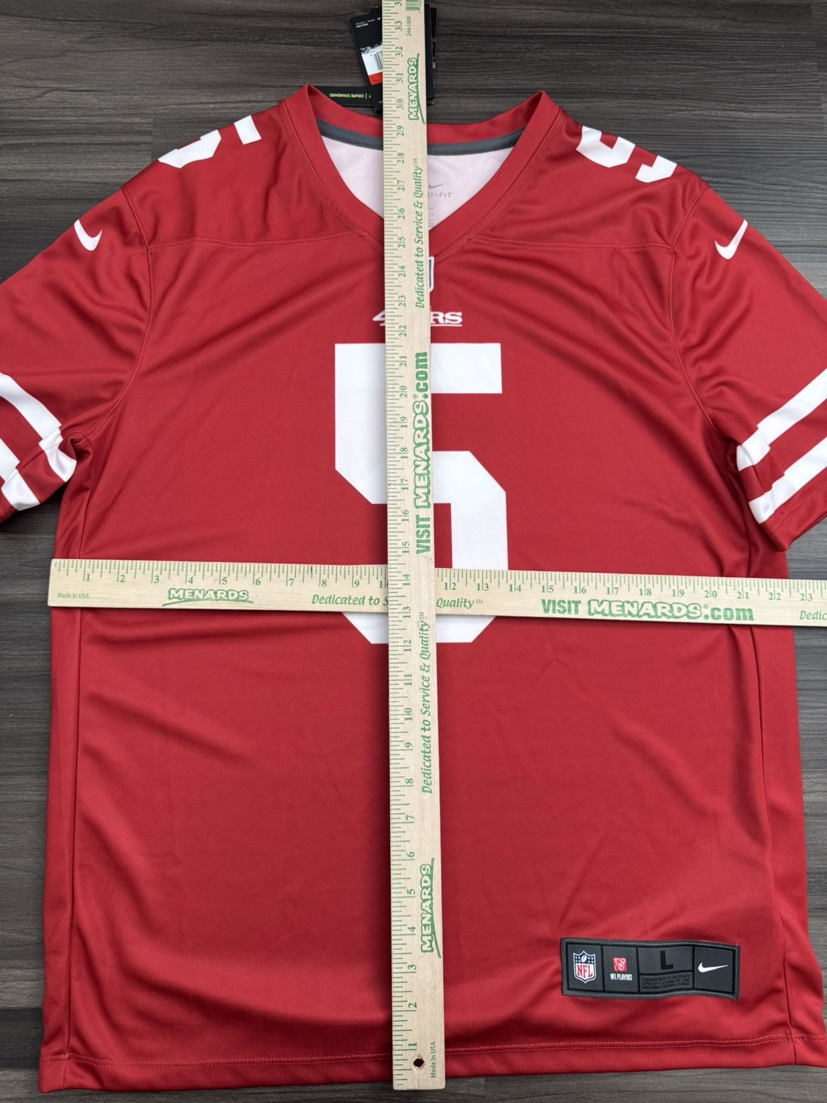 Nike San Francisco 49ers Trey Lance #5 NFL Dri-Fit Home Jersey Size US L / EU 52-54 / 3 - 7 Thumbnail