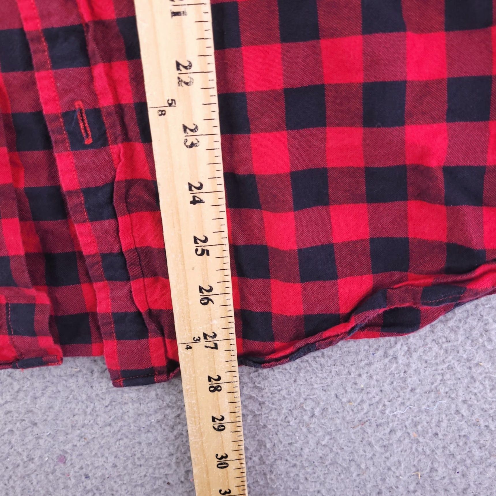 J.Crew J.CREW Shirt Mens Medium Red Check Oxford Flannel Long Sleeve Button-Up Size US M / EU 48-50 / 2 - 7 Thumbnail