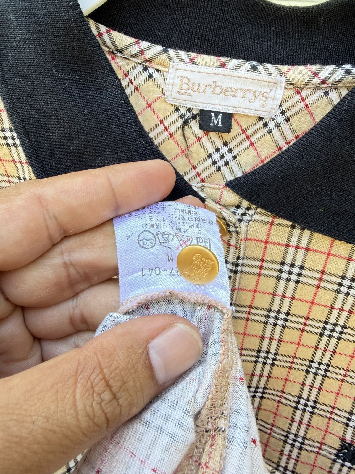 Burberry Burberry vintage nova check polo shirt Size M / US 6-8 / IT 42-44 - 11 Thumbnail