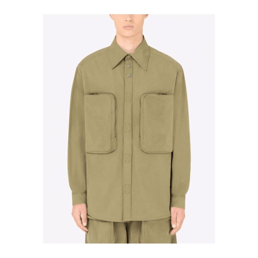 Dolce & Gabbana MINT! Dolce&Gabbana Green Khaki Multipocket Army Military Sh Size US L / EU 52-54 / 3 - 1 Thumbnail