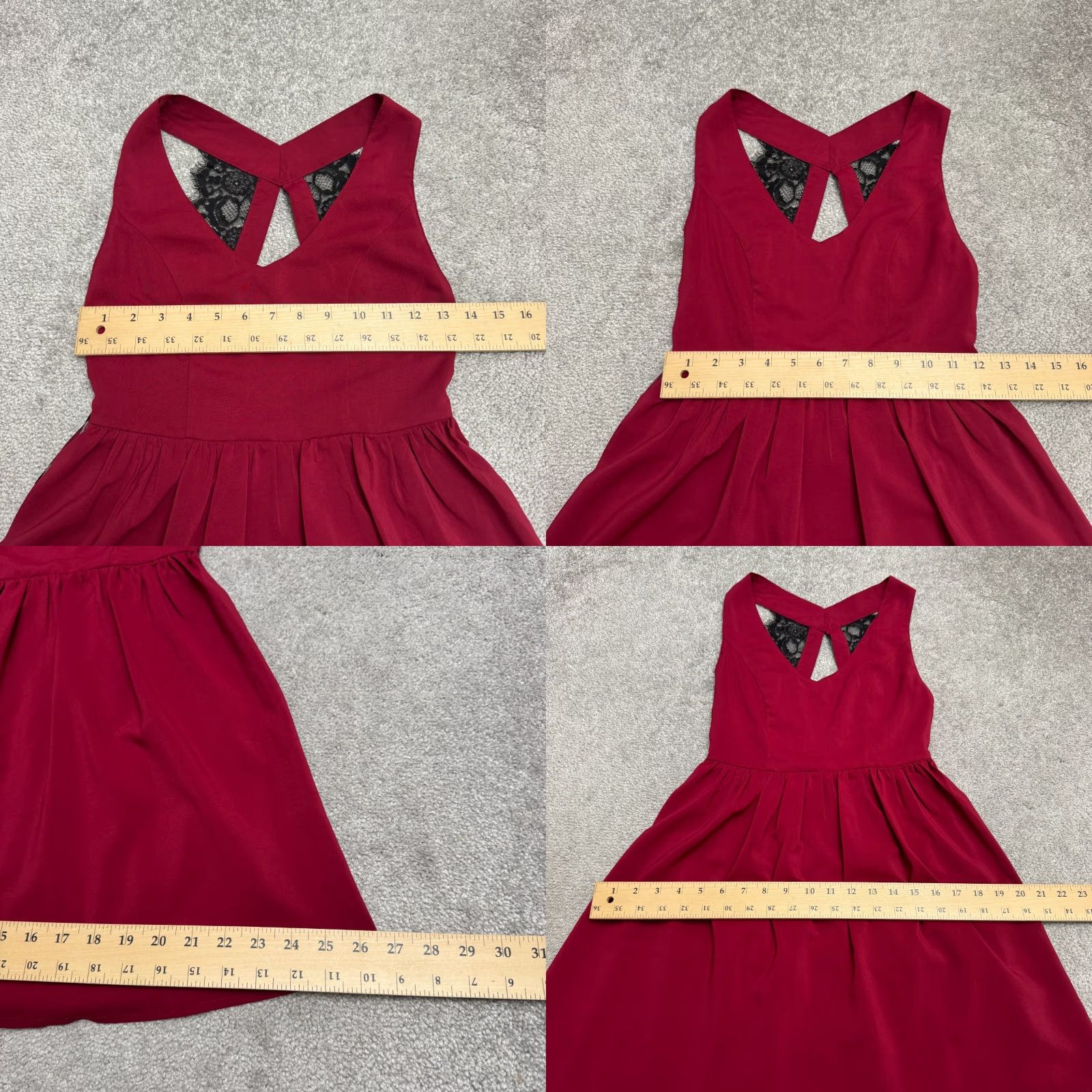 astr the label v neck lace fit & flare dress Pellagia Eyelet Midi Dress main image 1