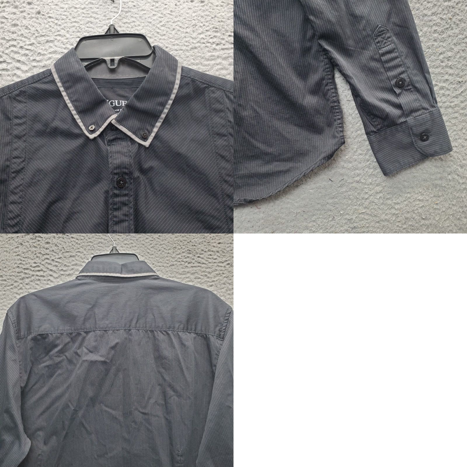 Guess GUESS Button Down Shirt Mens L Multicolor Striped Cotton Long Sleeve Collared Shirt Size US L / EU 52-54 / 3 - 8 Thumbnail
