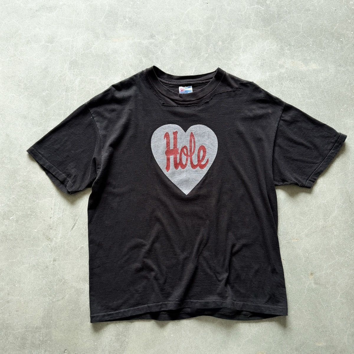 Vintage THRASHED 1994 ‘HOLE’ Courtney Love T Shirt