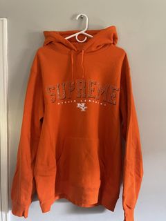 Sweatshirt Supreme Rhinestone Zip Up Hooded Sweatshirt SS22SW39 WASHED NAVY