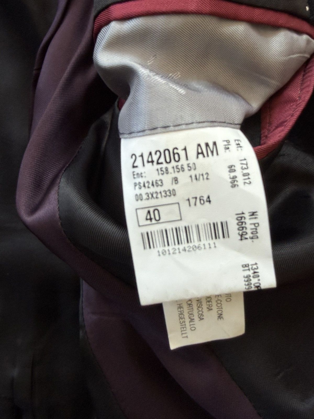Paul Smith Black Velvet Blazer Size 48S - 5 Thumbnail