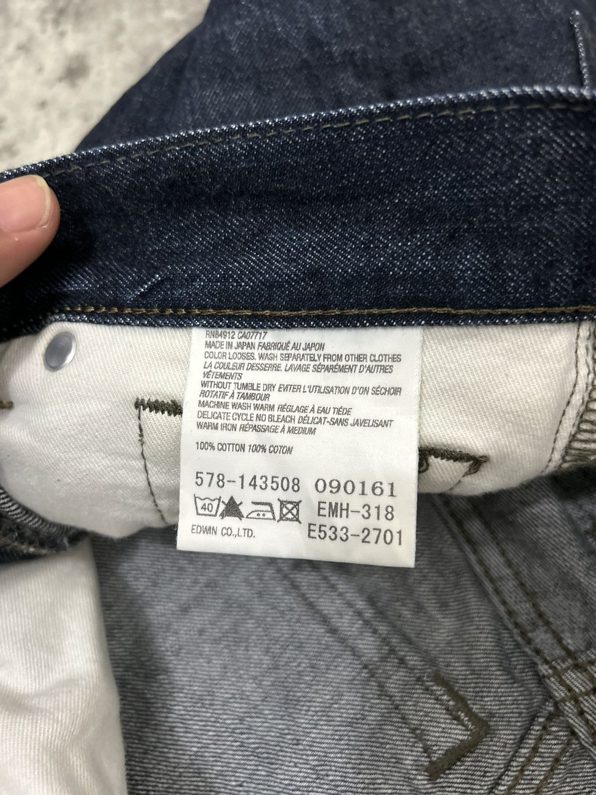 Margaret Howell Margaret Howell X Edwin Buckle Cropped Jeans Size 28" / US 6 / IT 42 - 8 Thumbnail