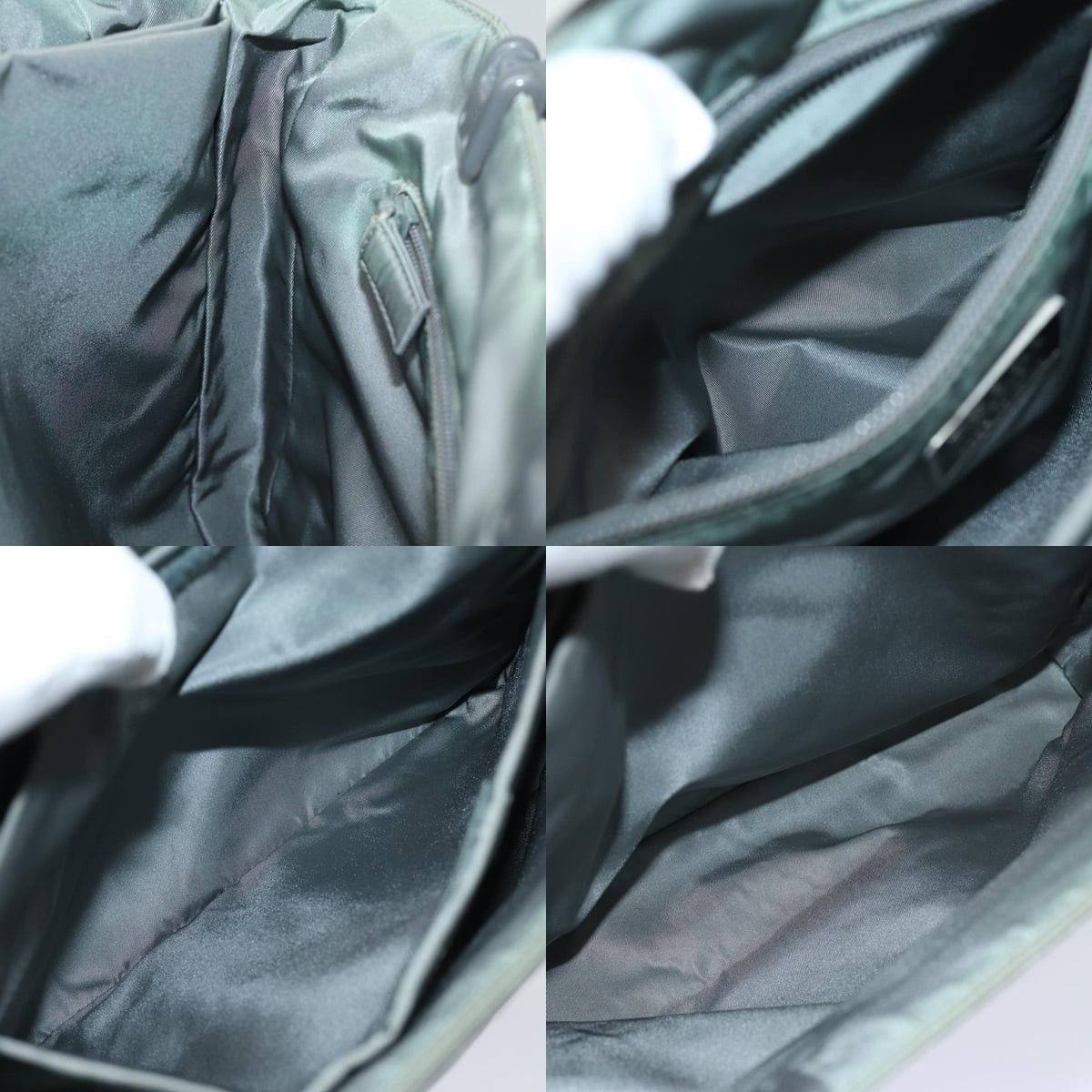 Prada PRADA Hand Bag Nylon Gray Size ONE SIZE - 12 Thumbnail