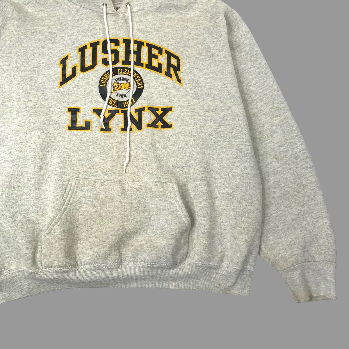 Vintage Vintage 90s school hoodie Size US L / EU 52-54 / 3 - 4 Thumbnail
