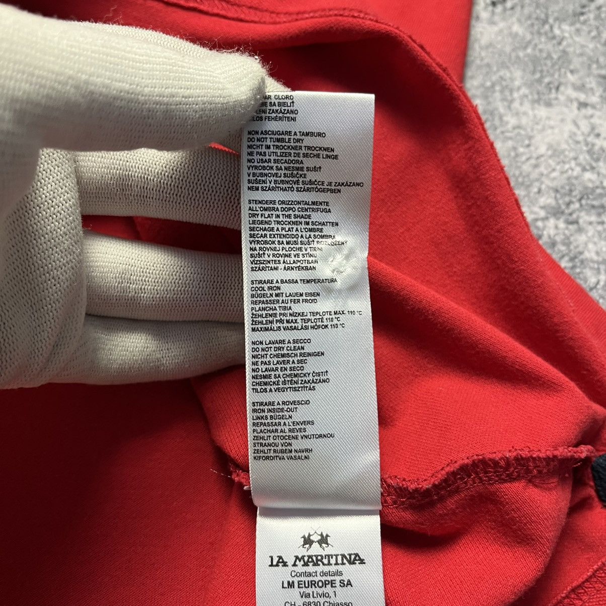 La Martina × Vintage Vintage La Martina #2 Red Polo Y2K Streetwear Designer Size US XXL / EU 58 / 5 - 11 Thumbnail