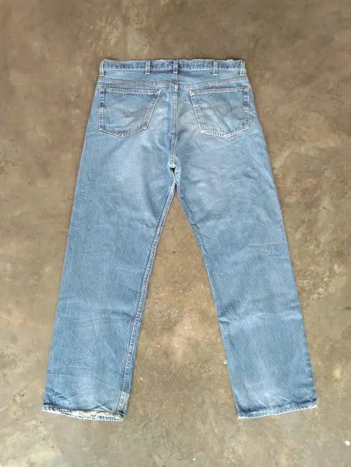Levi's 90s Vintage Levis 501 Made In USA Distressed Jeans 38x30 Size US 38 / EU 54 - 2 Thumbnail