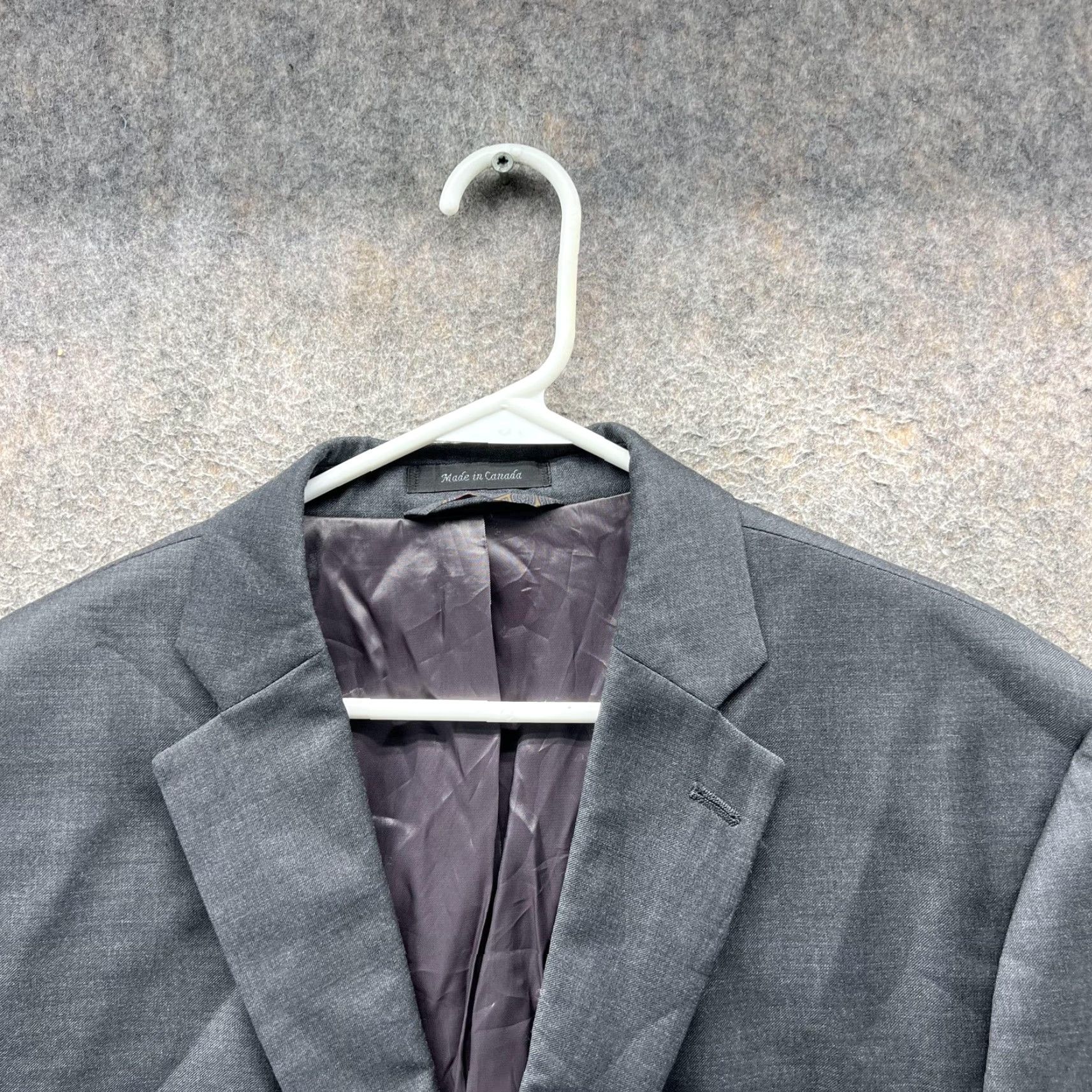 Ralph Lauren Lauren Ralph Lauren Blazer Mens 44S Gray Wool Sport Coat Two Button Jacket Shirt? Size 44R - 3 Thumbnail