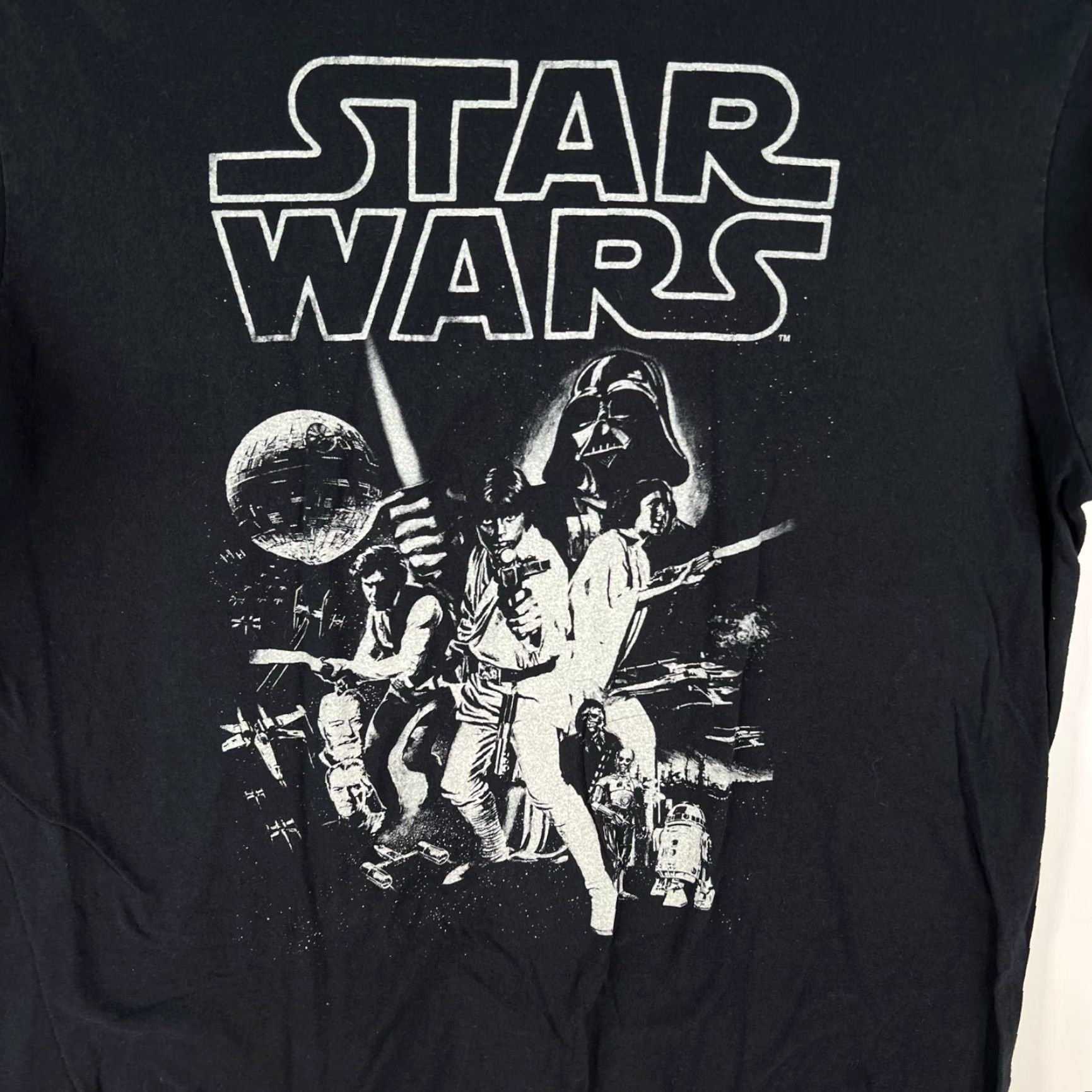 Star Wars Star Wars Mens Darth Vader Graphic T Shirt Black XXL Star Wars Shirt Mens Graphic Tee Short Sleeve Crew Neck 100% Cotton Black/Grey Size US XXL / EU 58 / 5 - 2 Thumbnail