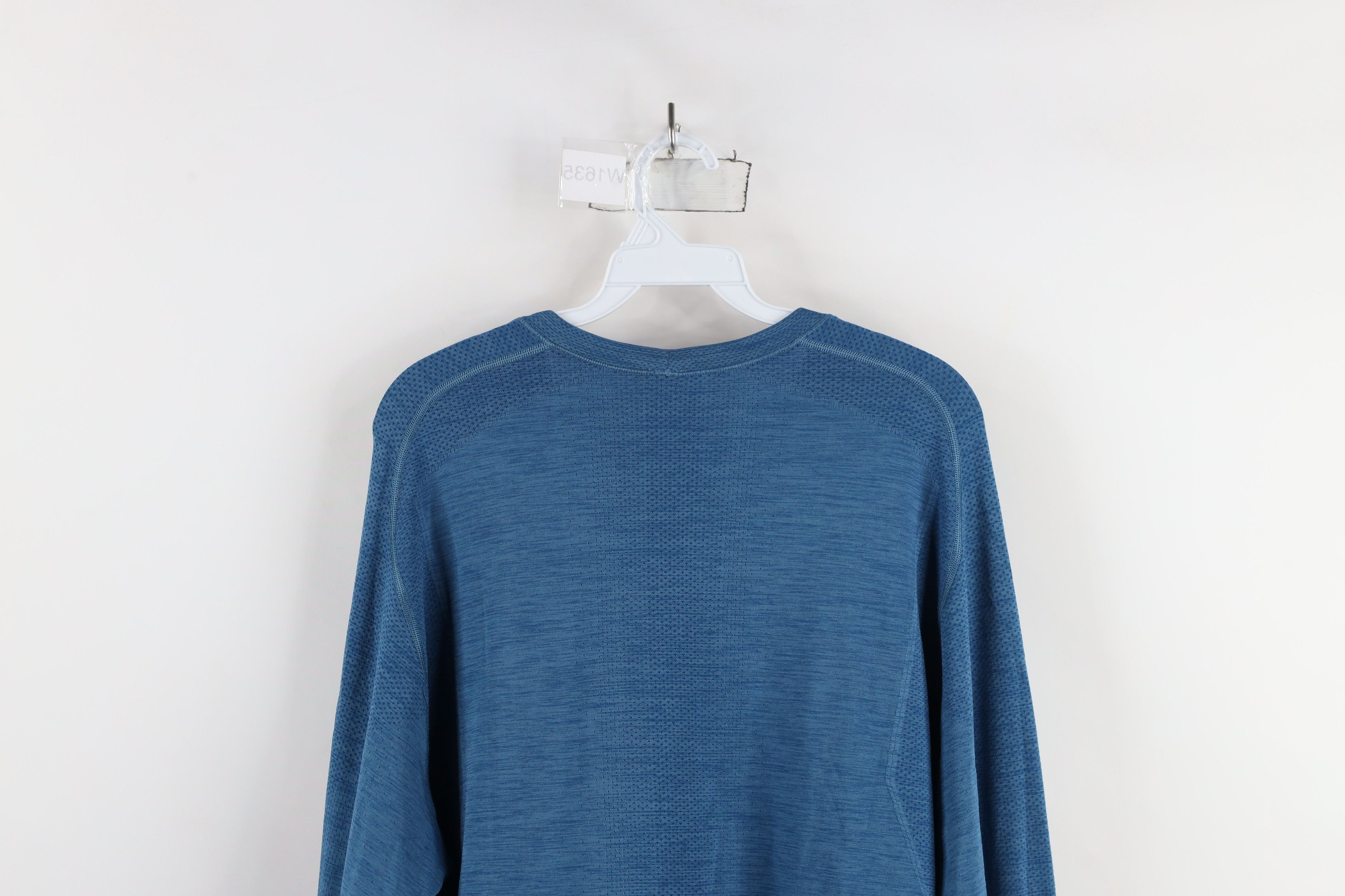 Lululemon × Vintage Lululemon Tech Running Jogging Yoga Long Sleeve T-Shirt Blue Size US XL / EU 56 / 4 - 11 Thumbnail
