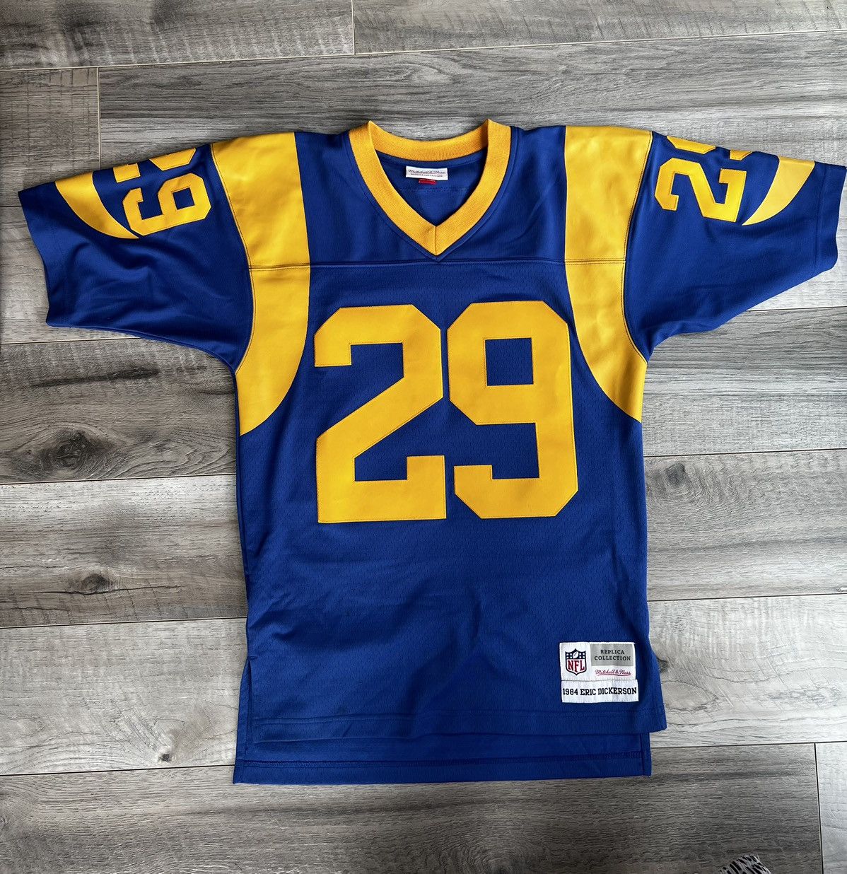 Eric Dickerson Los Angeles Rams White Mitchell & Ness 1984 Throwback Jersey, XL