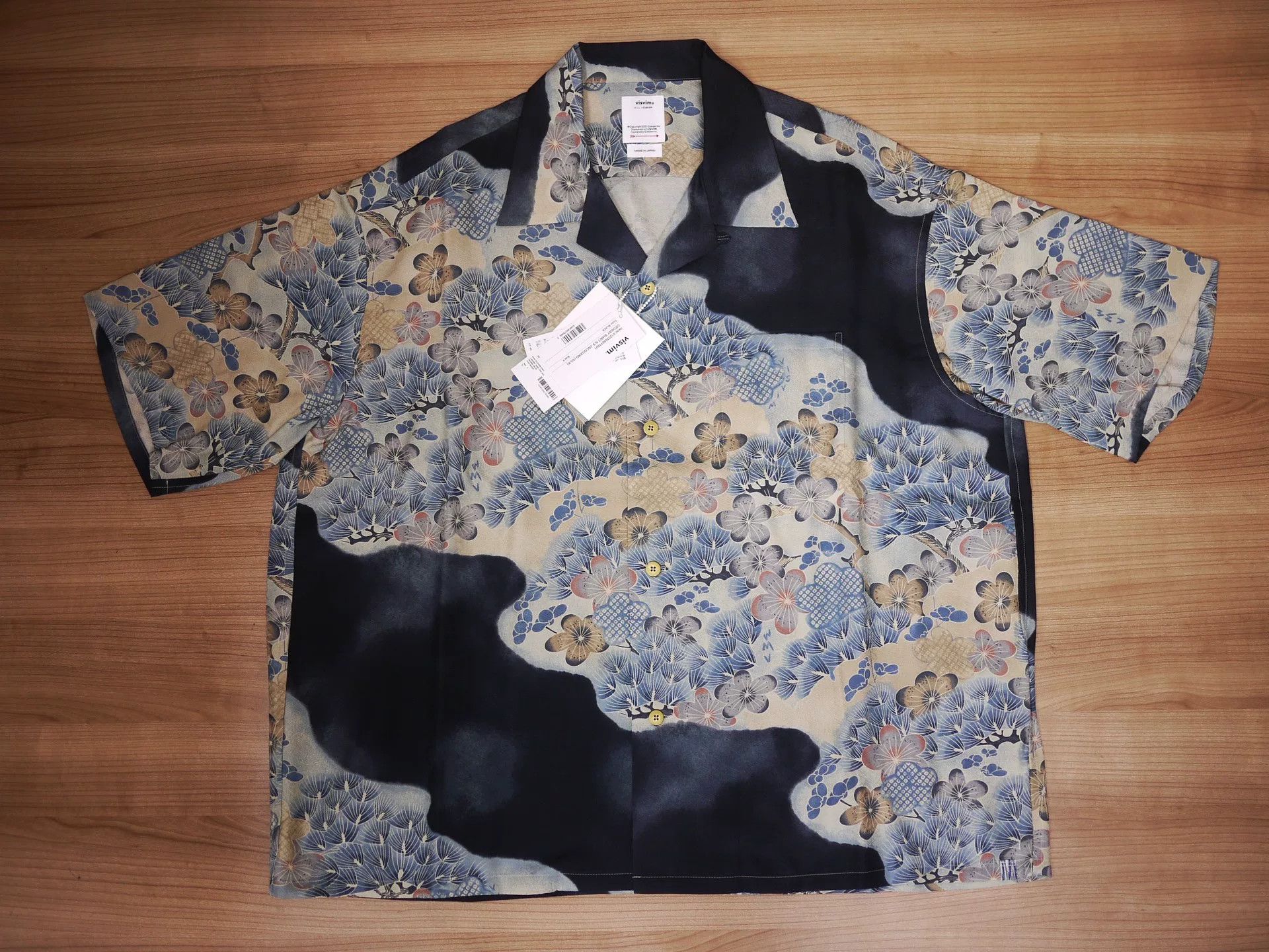 Visvim visvim crosby shirt jacquard silk black Size US S / EU 44-46 / 1 - 1 Thumbnail