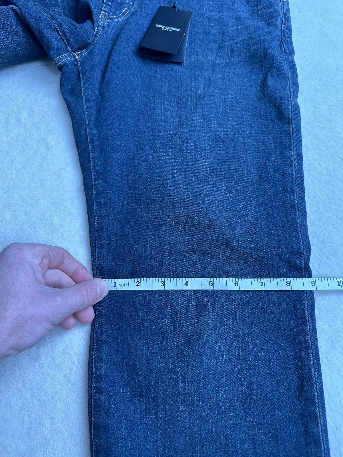 Saint Laurent Paris FW16 Saint Laurent Palladium dirty denim jeans Hedi d02 36 Size US 36 / EU 52 - 5 Thumbnail