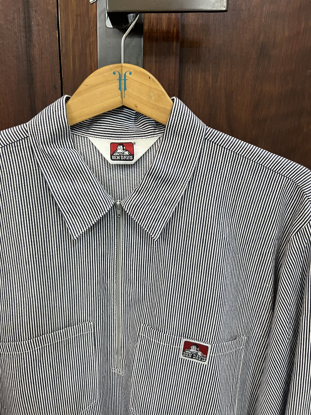 Ben Davis Vintage 90’s Ben Davis Half Zipper Shirts Size US L / EU 52-54 / 3 - 3 Thumbnail