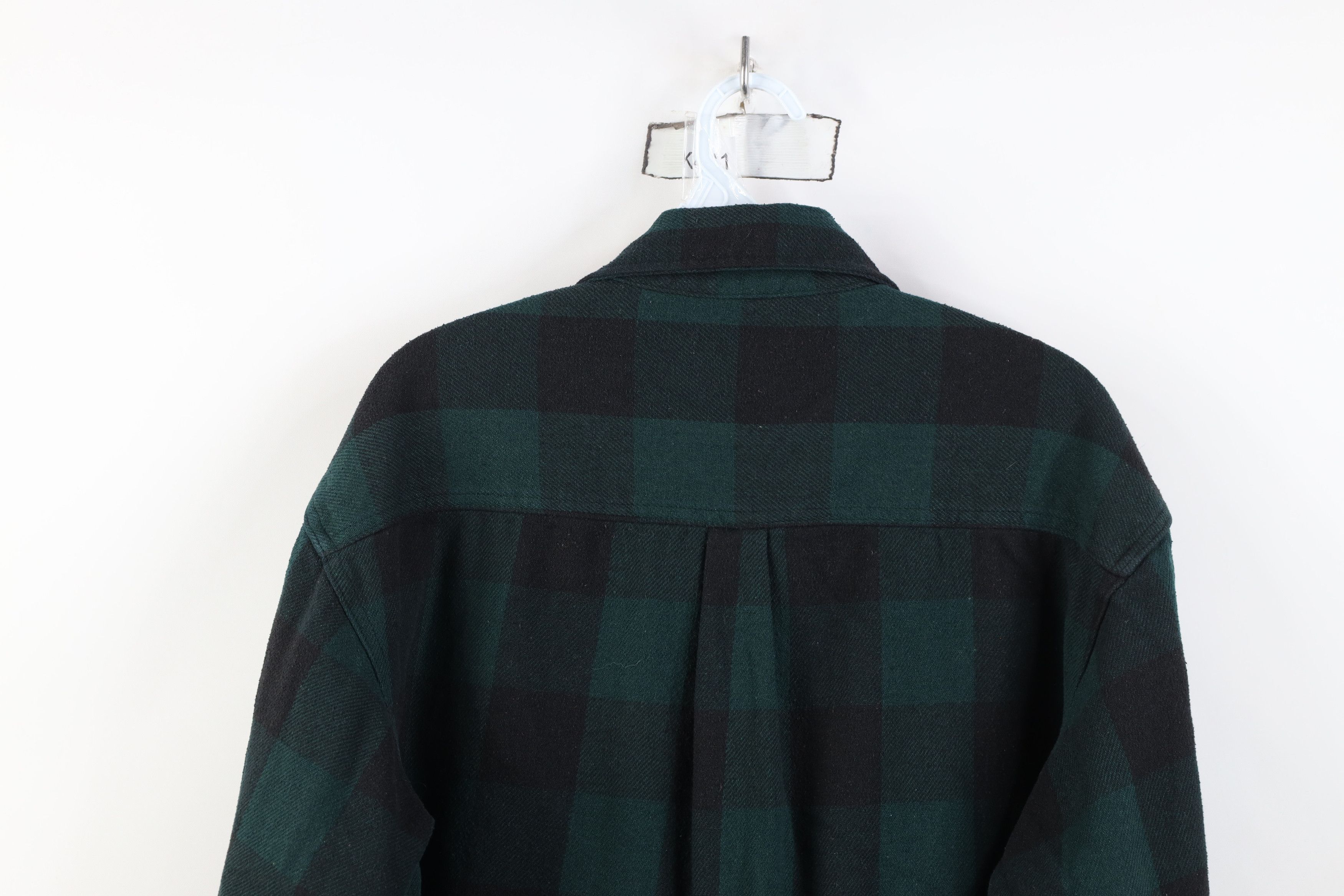 Vintage Vintage 90s Streetwear Heavy Flannel Button Shirt Plaid Size US M / EU 48-50 / 2 - 13 Thumbnail