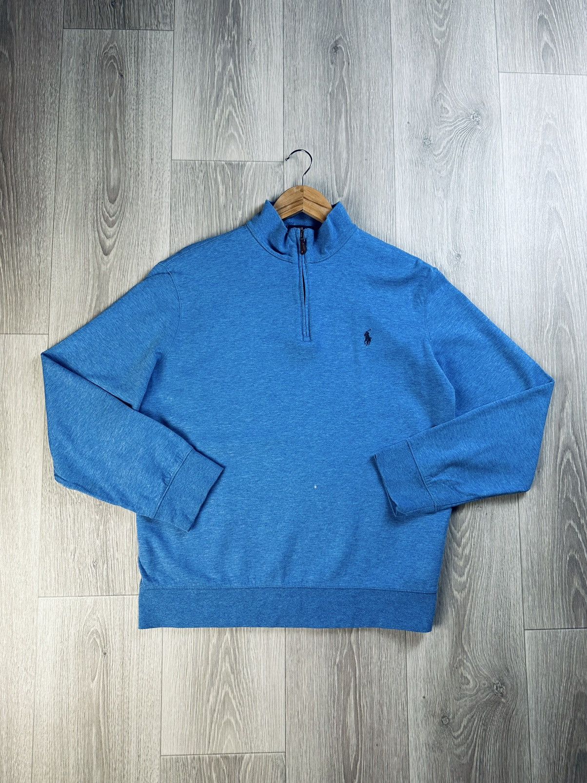 Polo Ralph Lauren × Vintage Polo Ralph Lauren East Rib 1/4 Zip Sweatshirt vintage Size US L / EU 52-54 / 3 - 4 Thumbnail