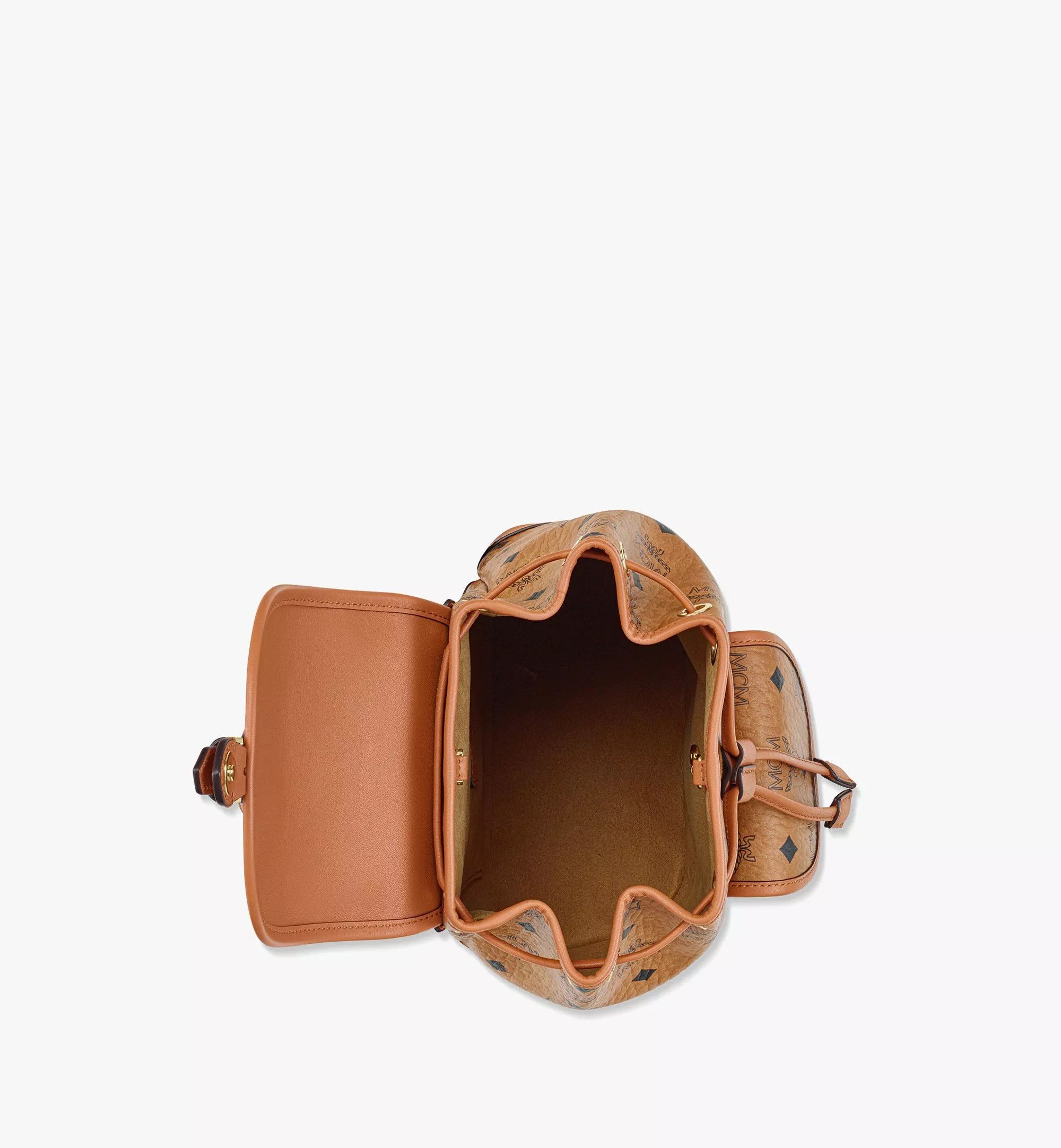 MCM o1mt1gz0725 Size: OS / Unisex Mini Backpack in Brown Size ONE SIZE - 4 Thumbnail