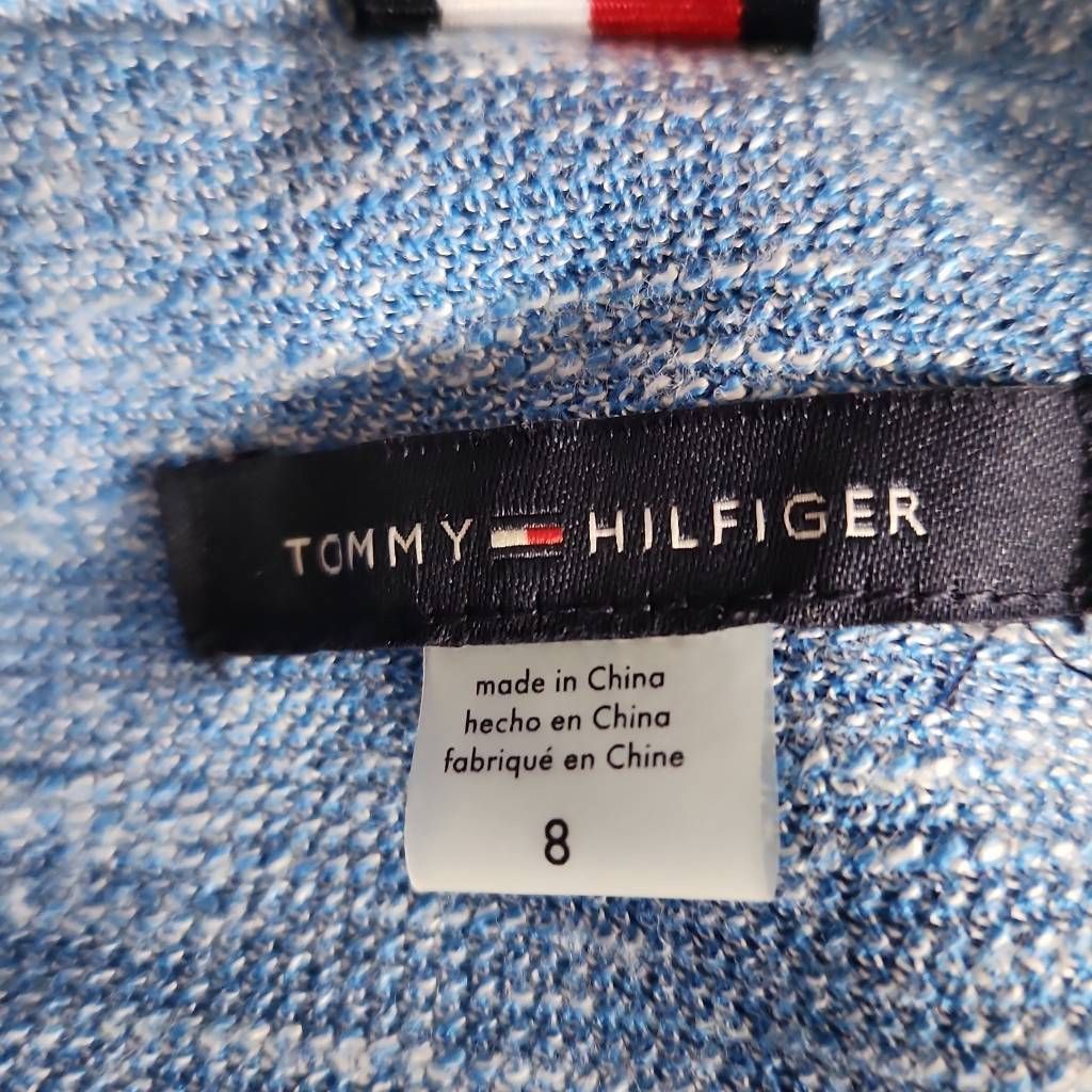 Tommy Hilfiger Tommy Hilfiger Ladies Size 8 Blue Snap-Front Blazer Jacket Size M / US 6-8 / IT 42-44 - 6 Thumbnail