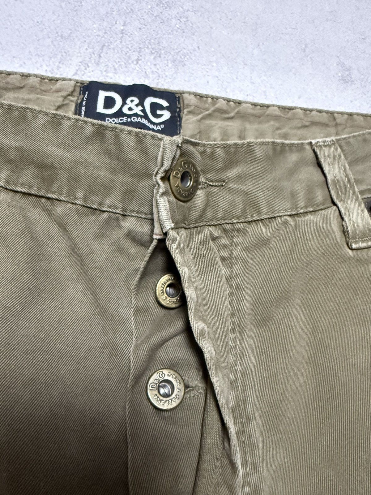 Dolce & Gabbana Vintage Dolce Gabbana Jeans Baggy Distressed Pants DG 90s Size US 34 / EU 50 - 10 Thumbnail