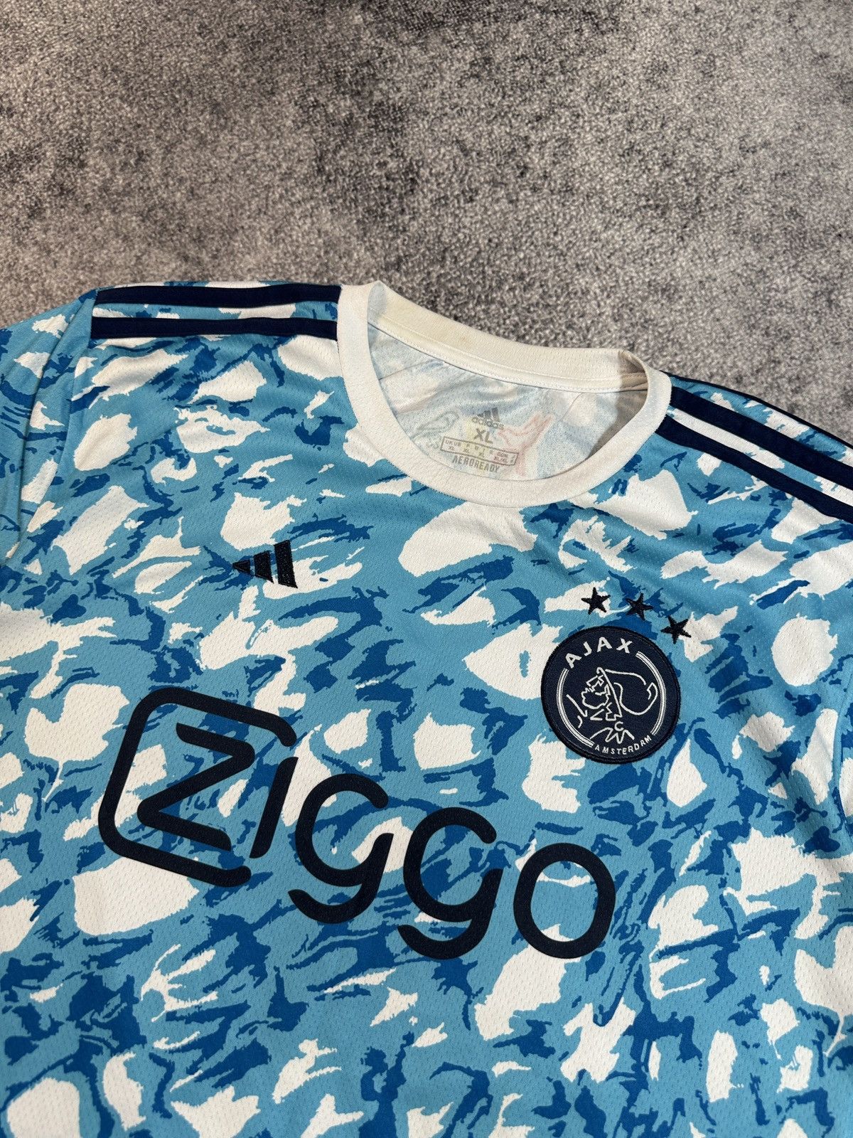 Adidas Adidas Ajax Soccer Jersey Streetwear Rare Style L Size US L / EU 52-54 / 3 - 2 Thumbnail
