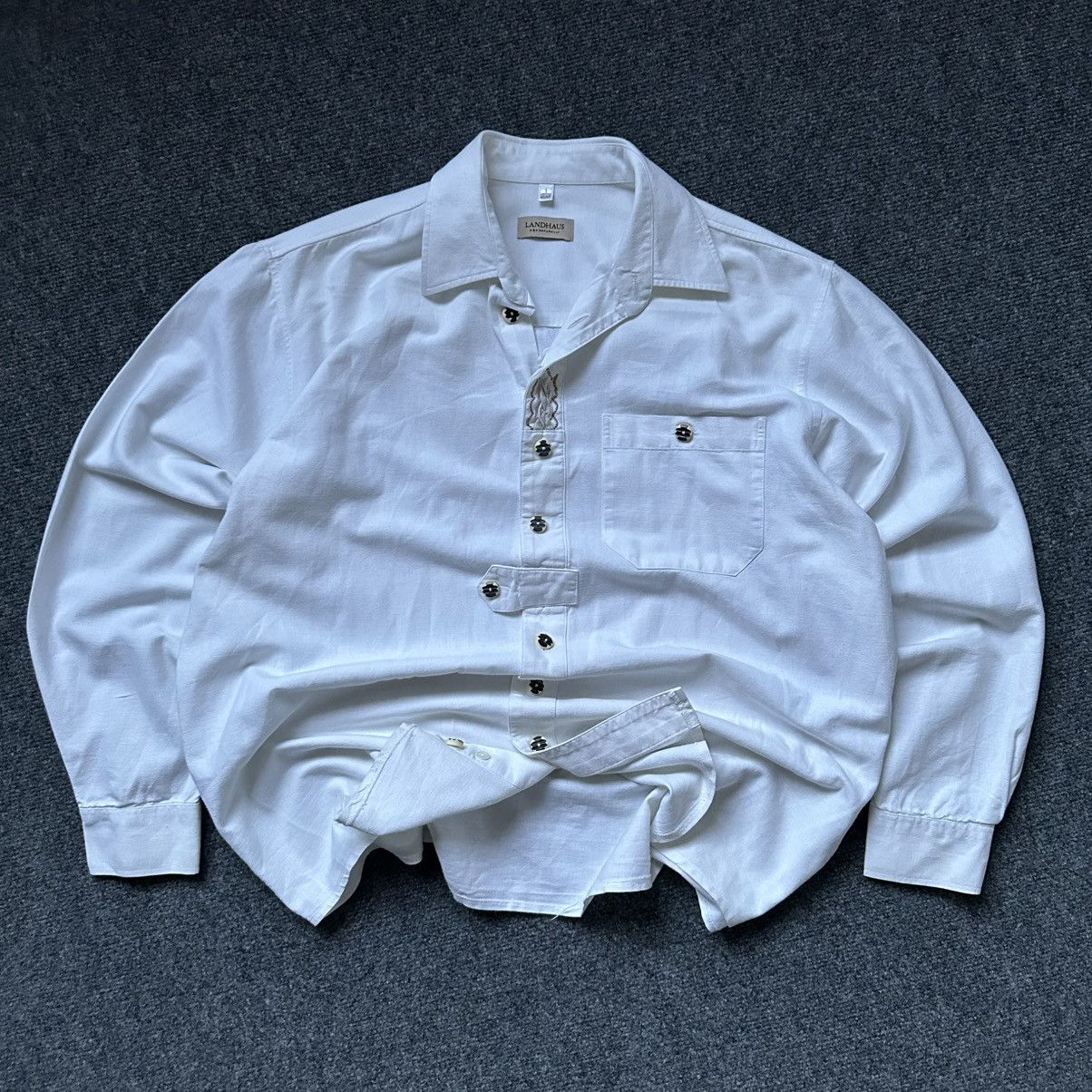 Western Rise Luxury Man Landhaus C&A Naturally Shirt Size L Button Up Size US L / EU 52-54 / 3 - 3 Thumbnail