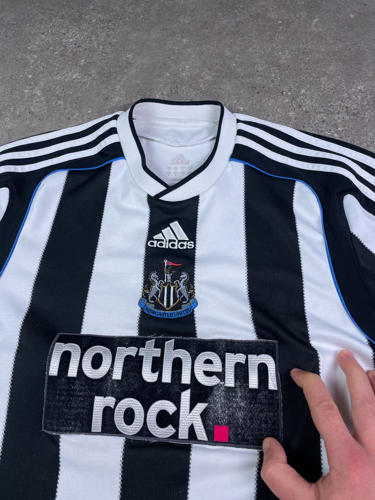 Vintage Rare Adidas Newcastle 2009/10 Soccer Jersey football shirt Size US M / EU 48-50 / 2 - 2 Thumbnail