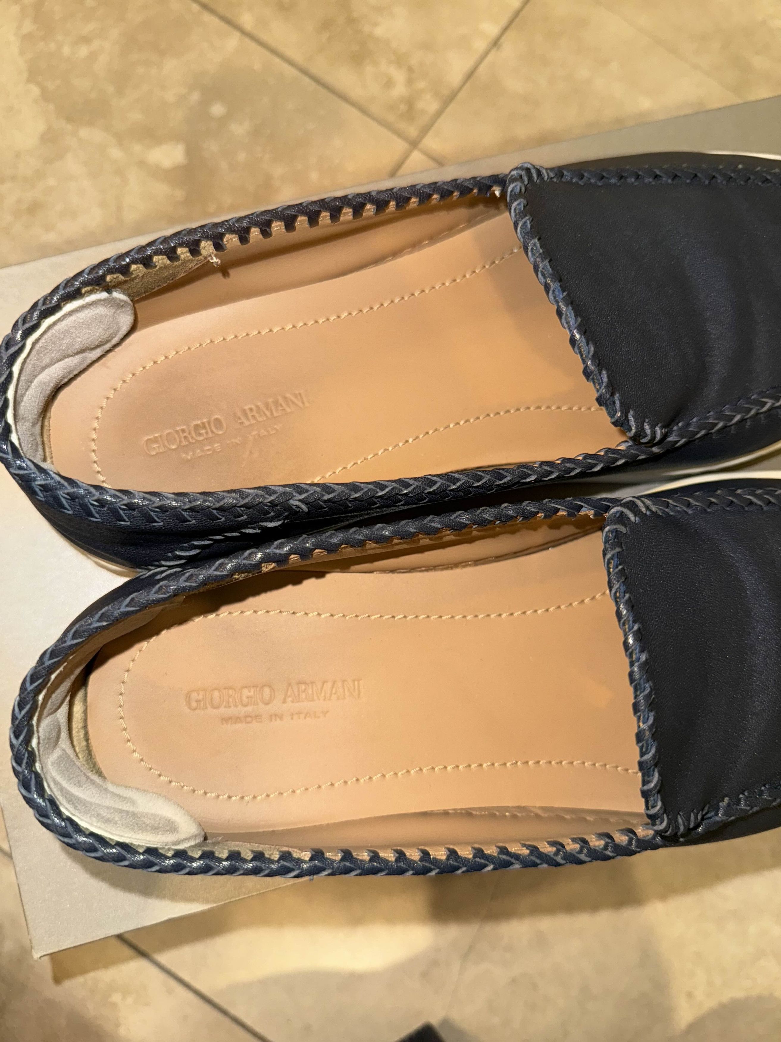 Giorgio Armani Giorgio Armani Slip-On Sneakers Size US 10 / EU 43 - 7 Thumbnail