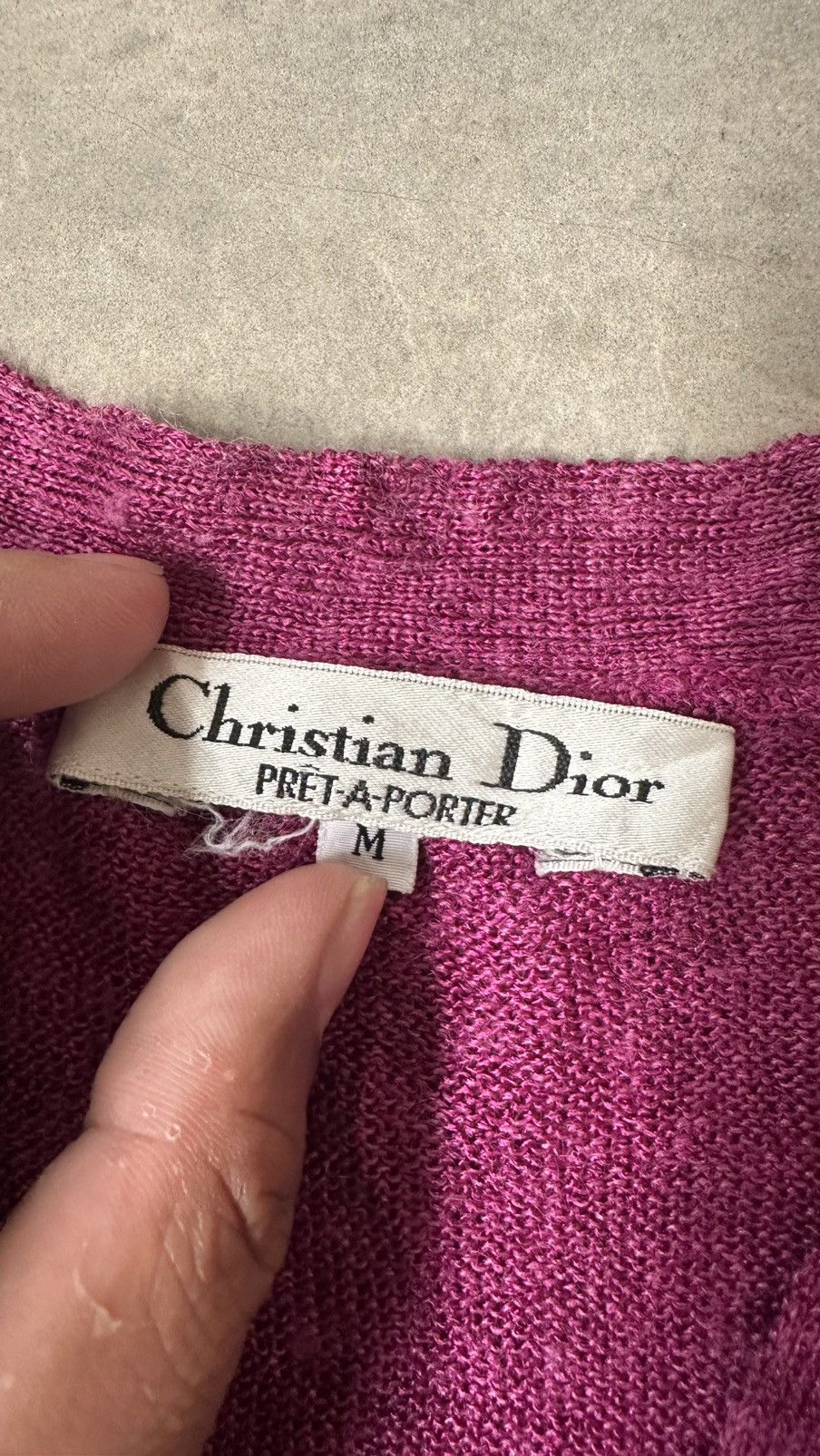 Christian Dior Monsieur VINTAGE CHRISTIAN DIOR KNITWEAR TOP Size M / US 6-8 / IT 42-44 - 5 Thumbnail