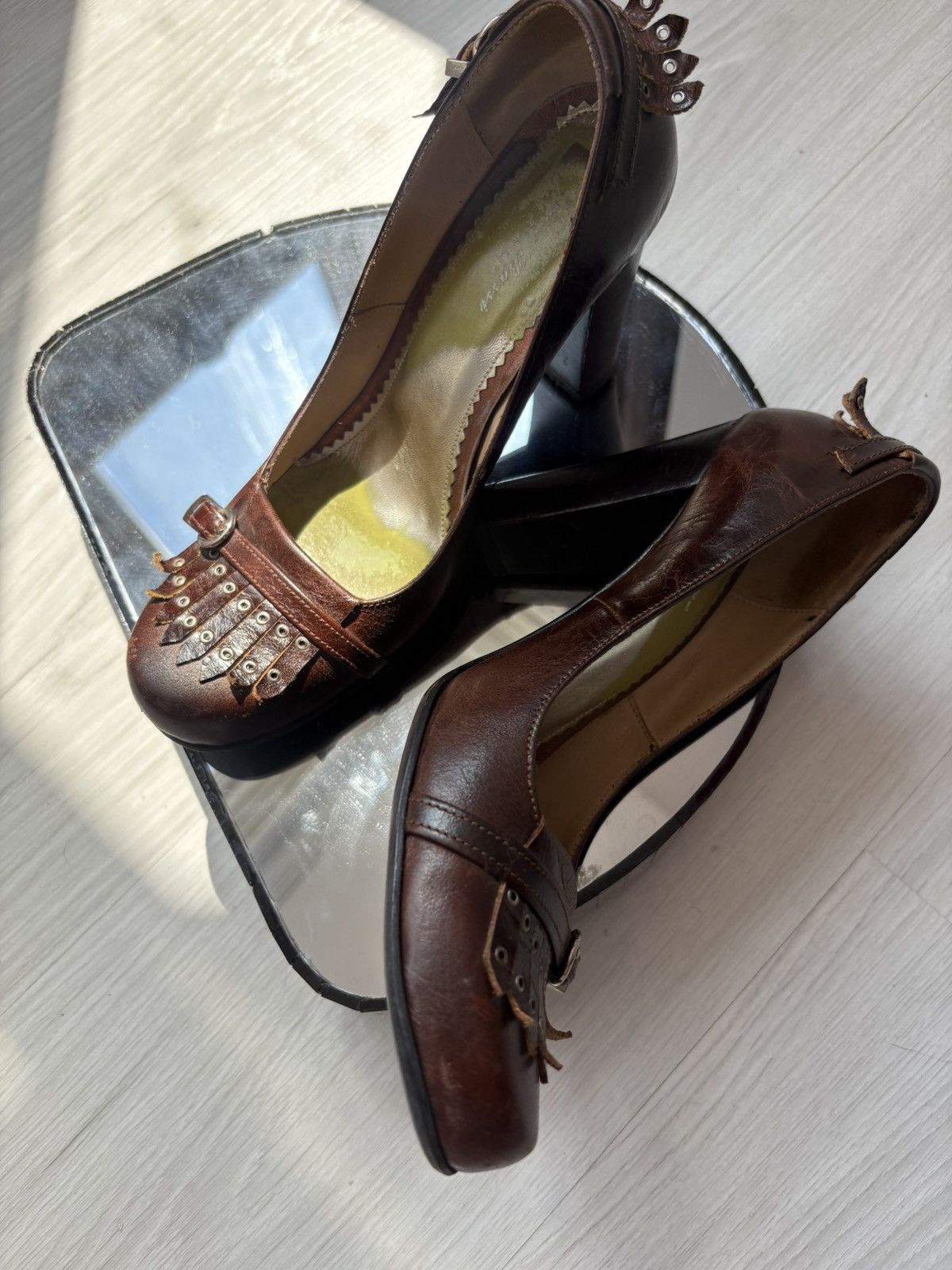 Vintage y2k italian heels Size US 7 / IT 37 - 13 Thumbnail