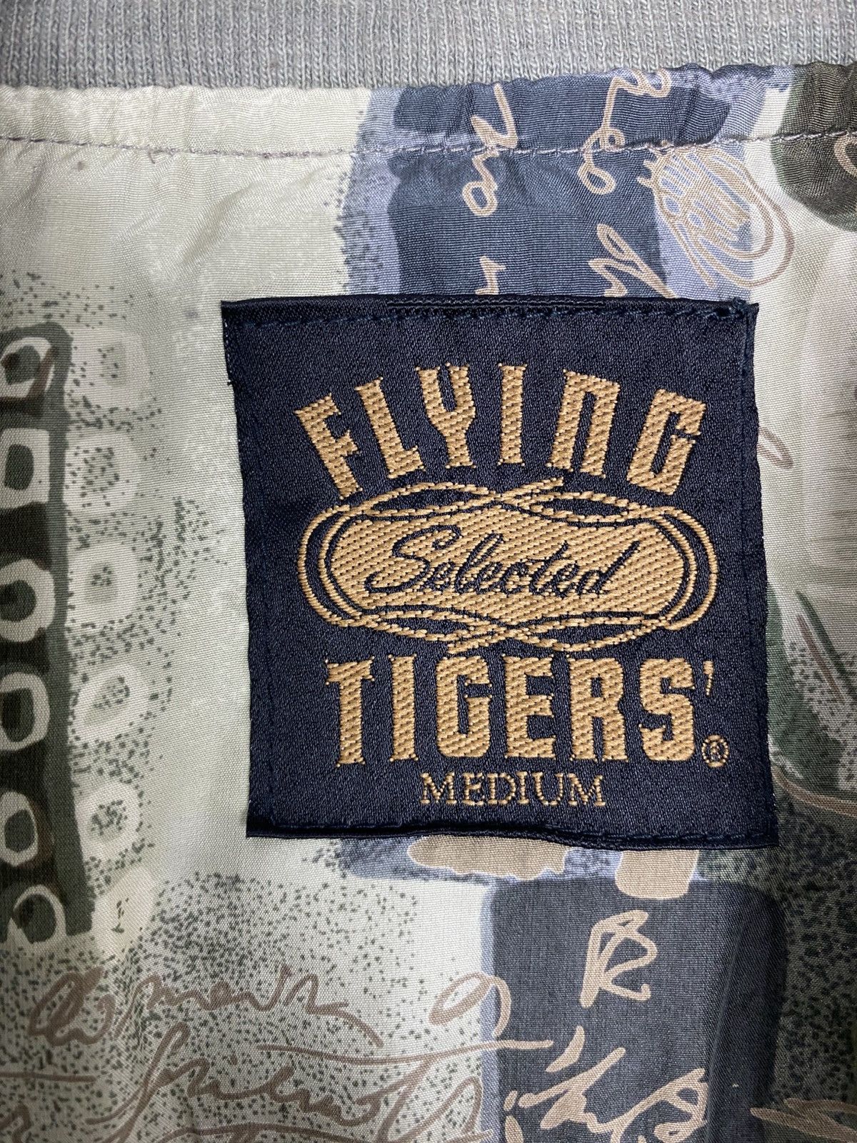 Japanese Brand Rare‼️ Vintage Flying Tigers Silk Bomber Jacket Size US M / EU 48-50 / 2 - 6 Thumbnail