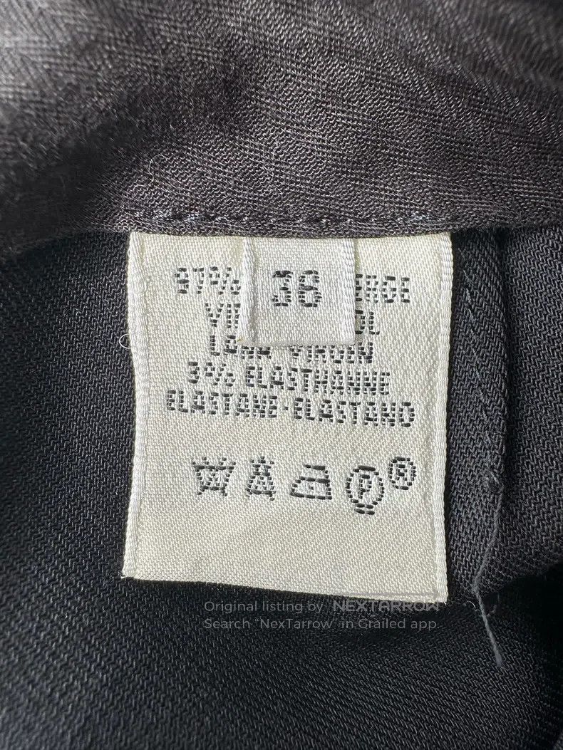 Hermes Hermes Fine Wool Crepe Wide Leg Casual Suit Pants, Black Size 24" / US 00 / IT 34 - 9 Thumbnail