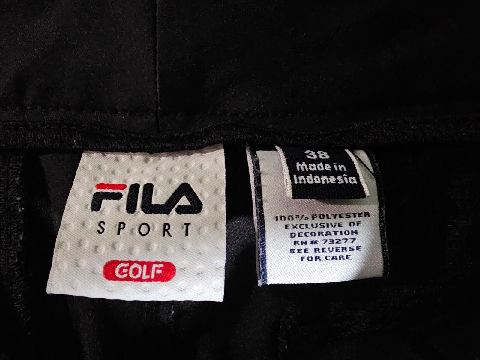 Fila Fila Sport Golf men's shorts size 38 black lightweight Size US 38 / EU 54 - 2 Thumbnail