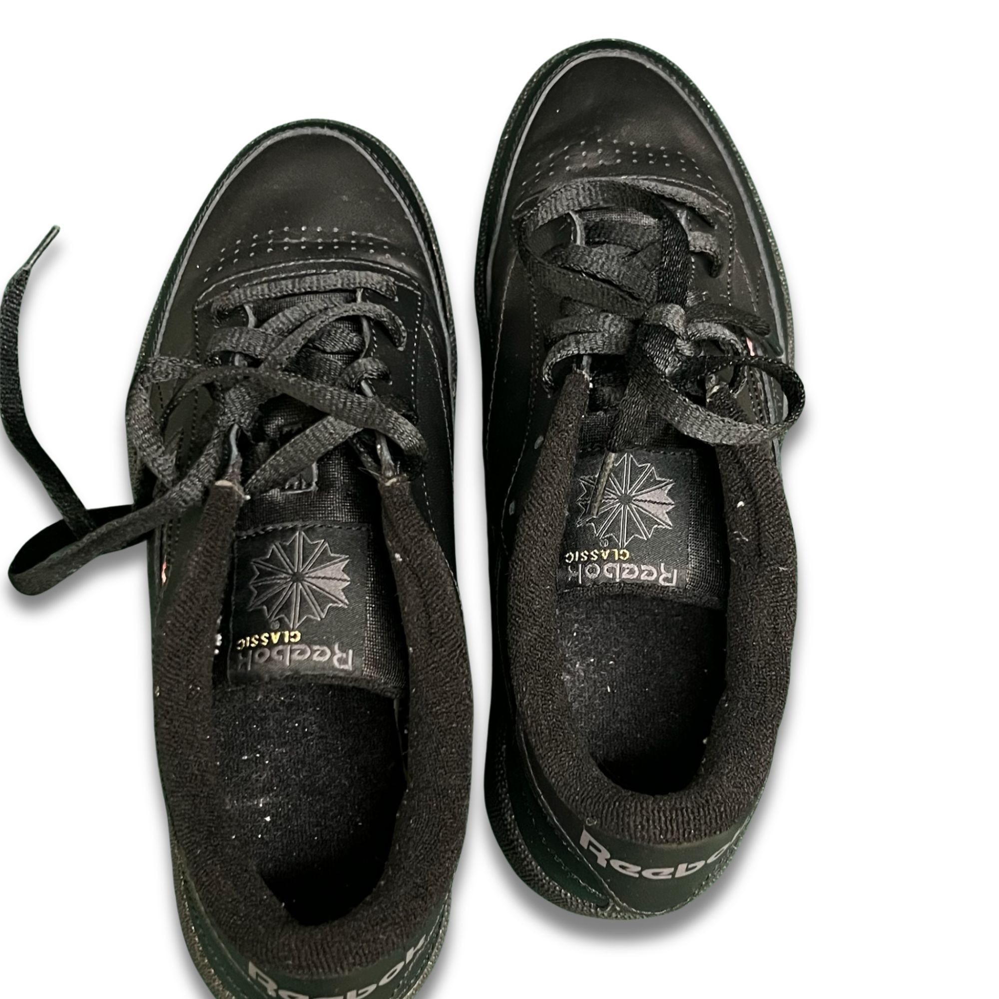 Reebok All-Black Leather Reebok Club C 85 Sneakers Size 9 Mens Clas Size US 9 / EU 42 - 5 Thumbnail