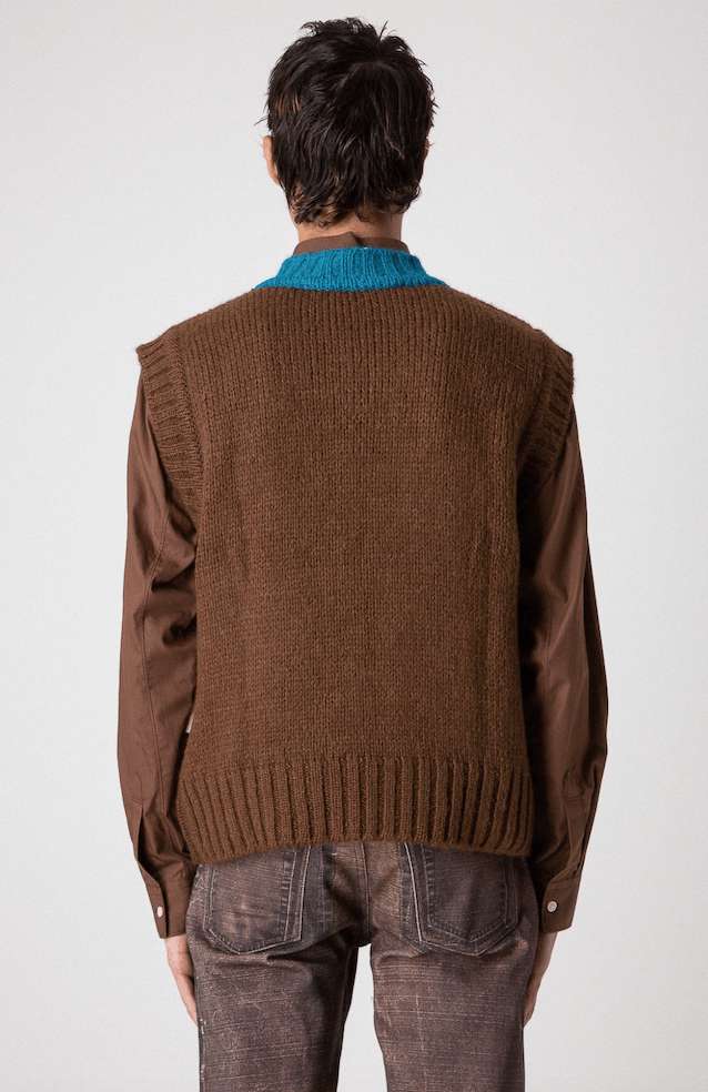 Andersson Bell $445 Andersson Bell Crochet Intarsia Knit Vest Size US M / EU 48-50 / 2 - 4 Thumbnail