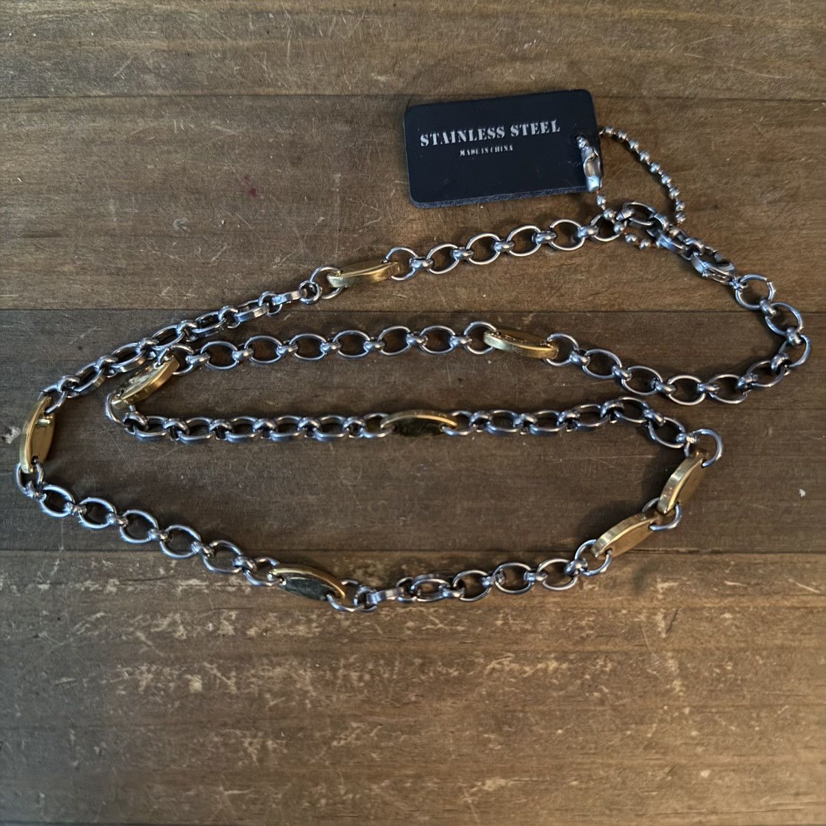 Other David Sigal unisex two tone stainless steel necklace Size ONE SIZE - 2 Thumbnail
