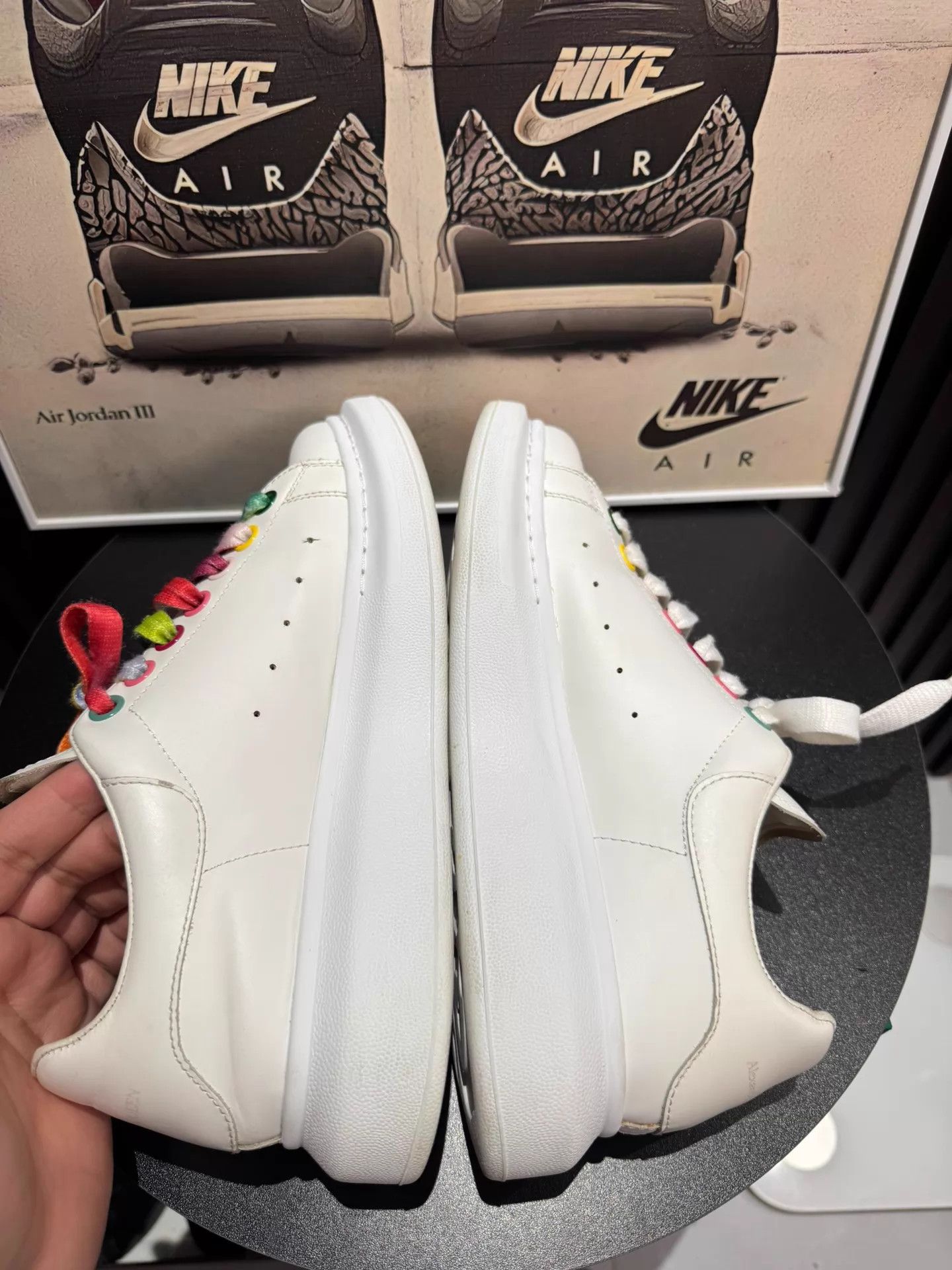 Alexander McQueen Alexander McQueen Women's White Sneaker 39 Size US 8.5 / IT 38.5 - 5 Thumbnail